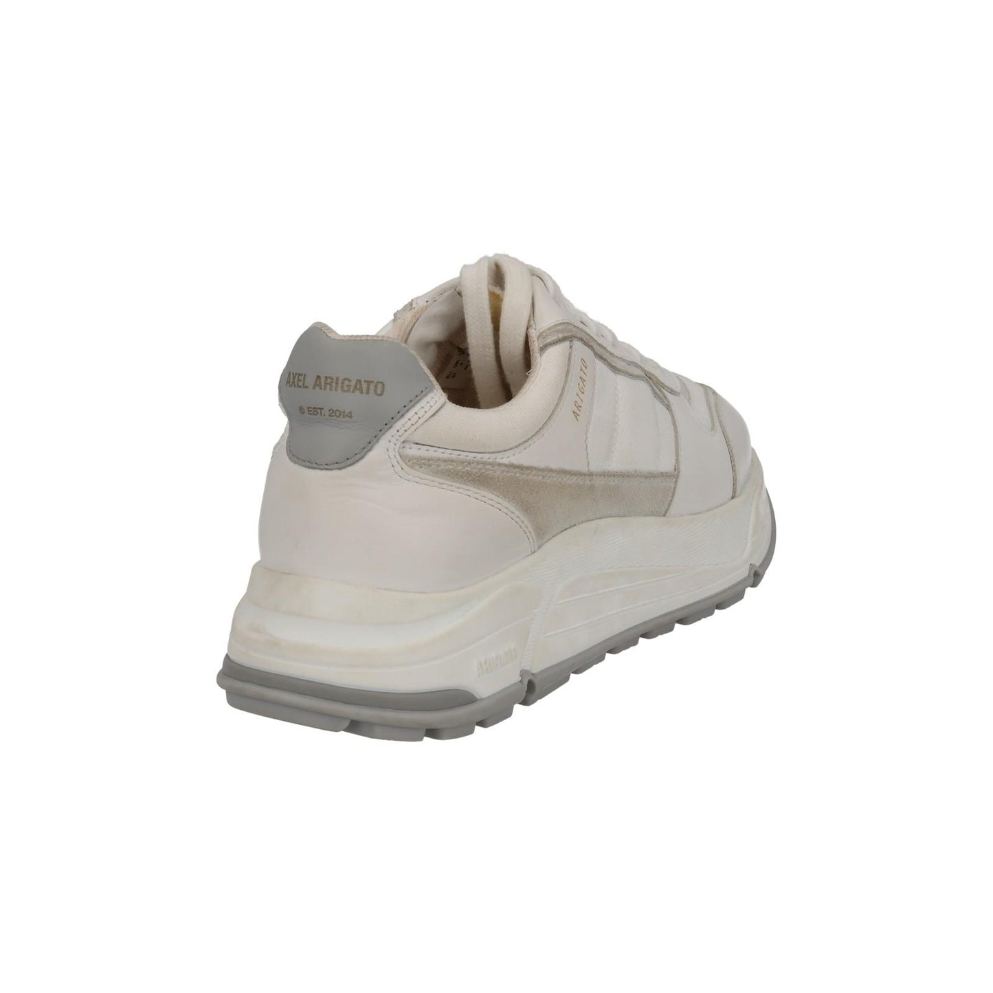 AXEL ARIGATO Ladies White Leather & Fabric Rush Trainers EU37 UK4 RRP210 NEW