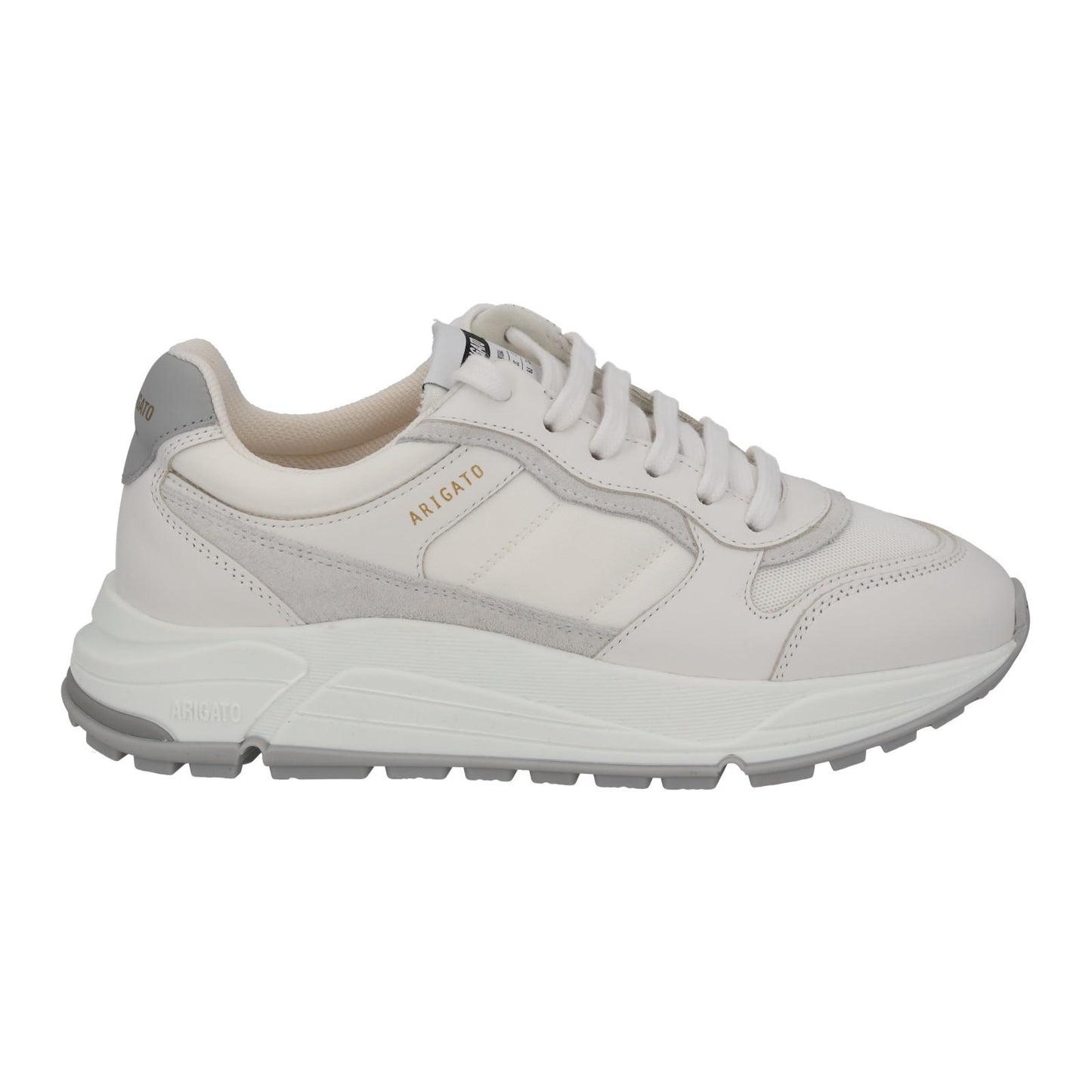 AXEL ARIGATO Ladies White Leather Lace-Up Low Rush Trainers EU37 UK4 RRP210 NEW
