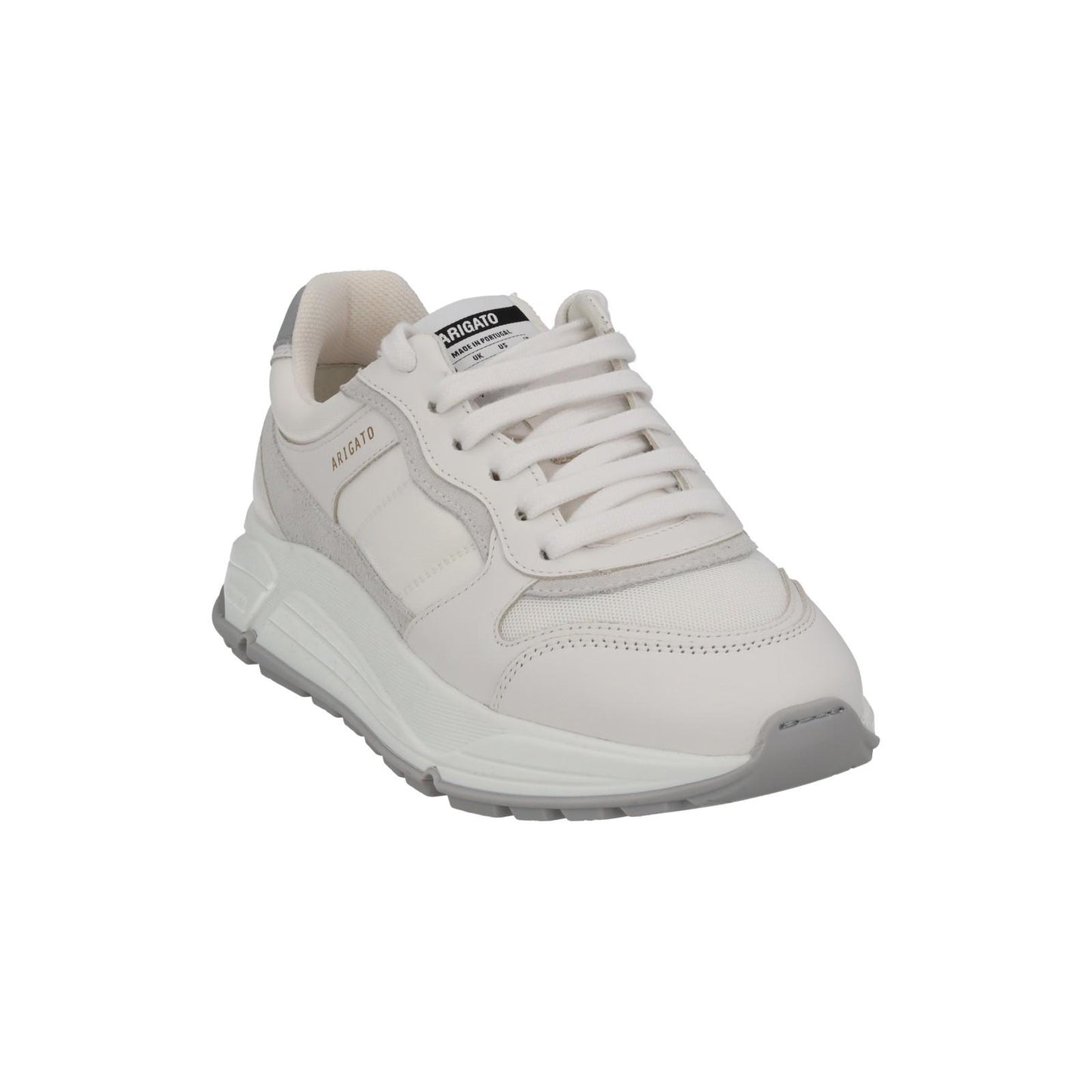 AXEL ARIGATO Ladies White Leather Lace-Up Low Rush Trainers EU37 UK4 RRP210 NEW