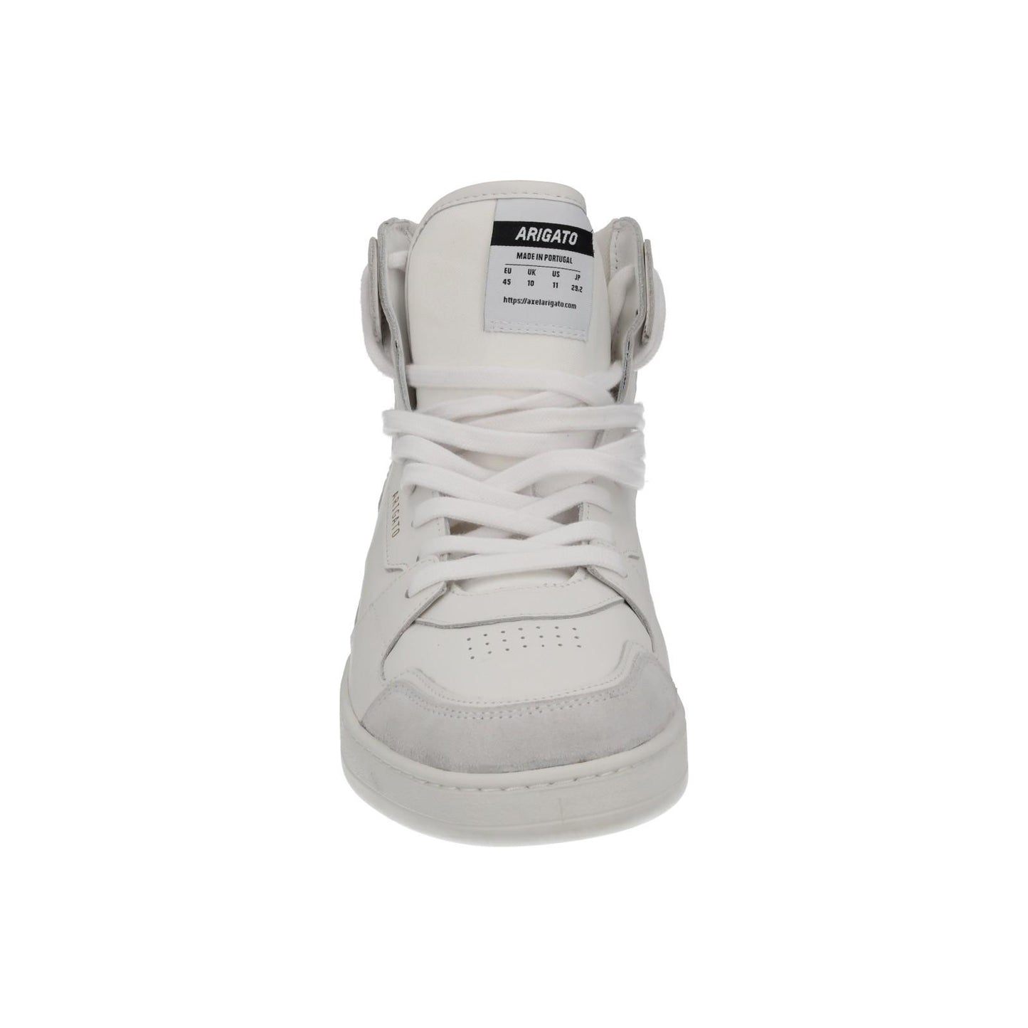 AXEL ARIGATO Men's White Leather & Suede Dice Hi Top Trainers UK11 RRP250 NEW