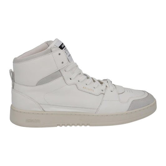 AXEL ARIGATO Men's White Leather & Suede Dice Hi Top Trainers UK9 RRP250 NEW