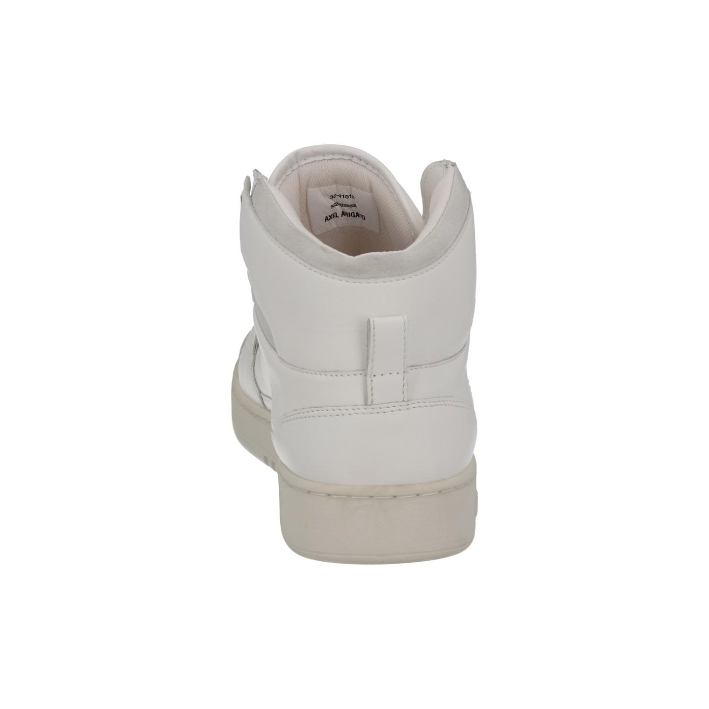 AXEL ARIGATO Men's White Leather & Suede Dice Hi Top Trainers UK9 RRP250 NEW