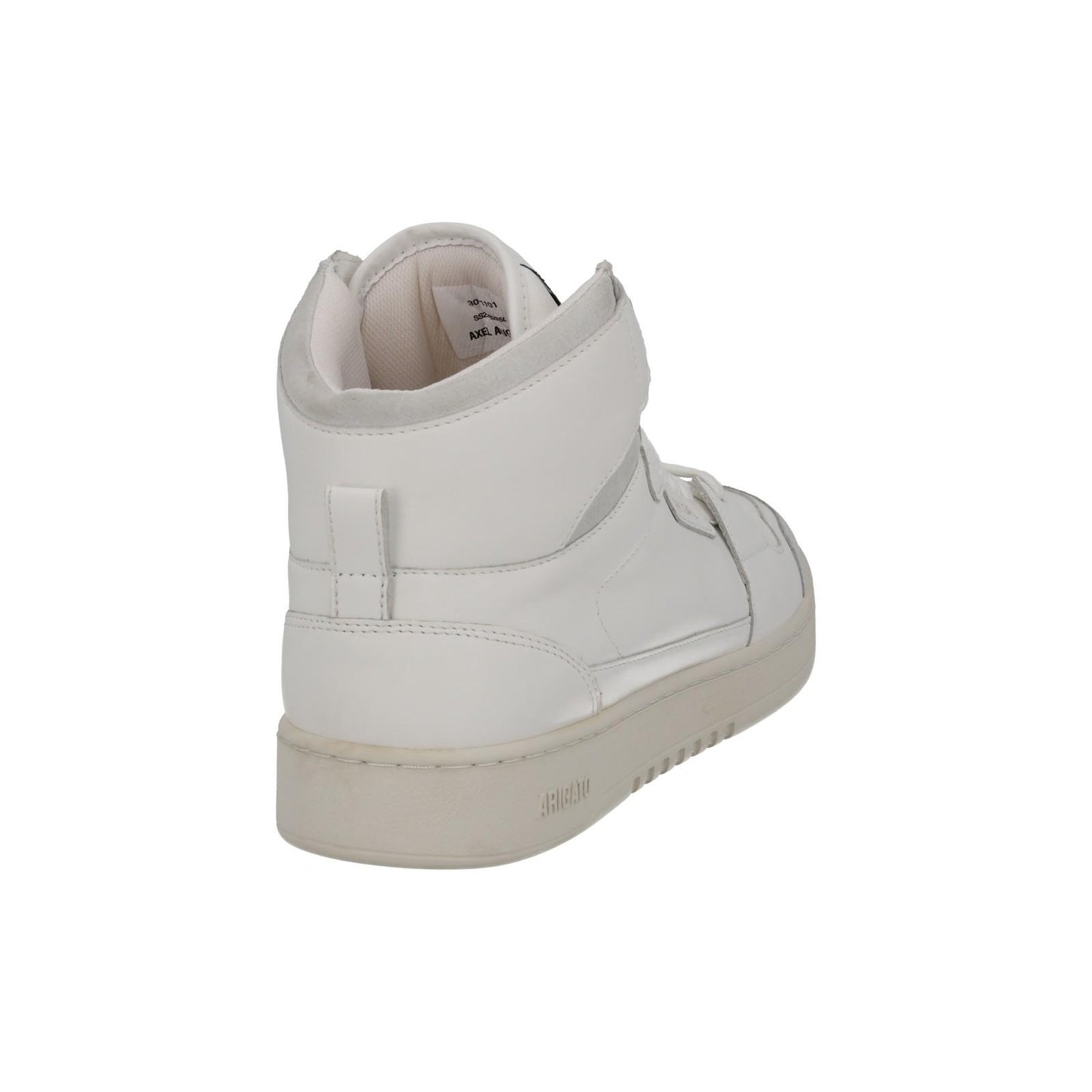 AXEL ARIGATO Men's White Leather & Suede Dice Hi Top Trainers UK9 RRP250 NEW