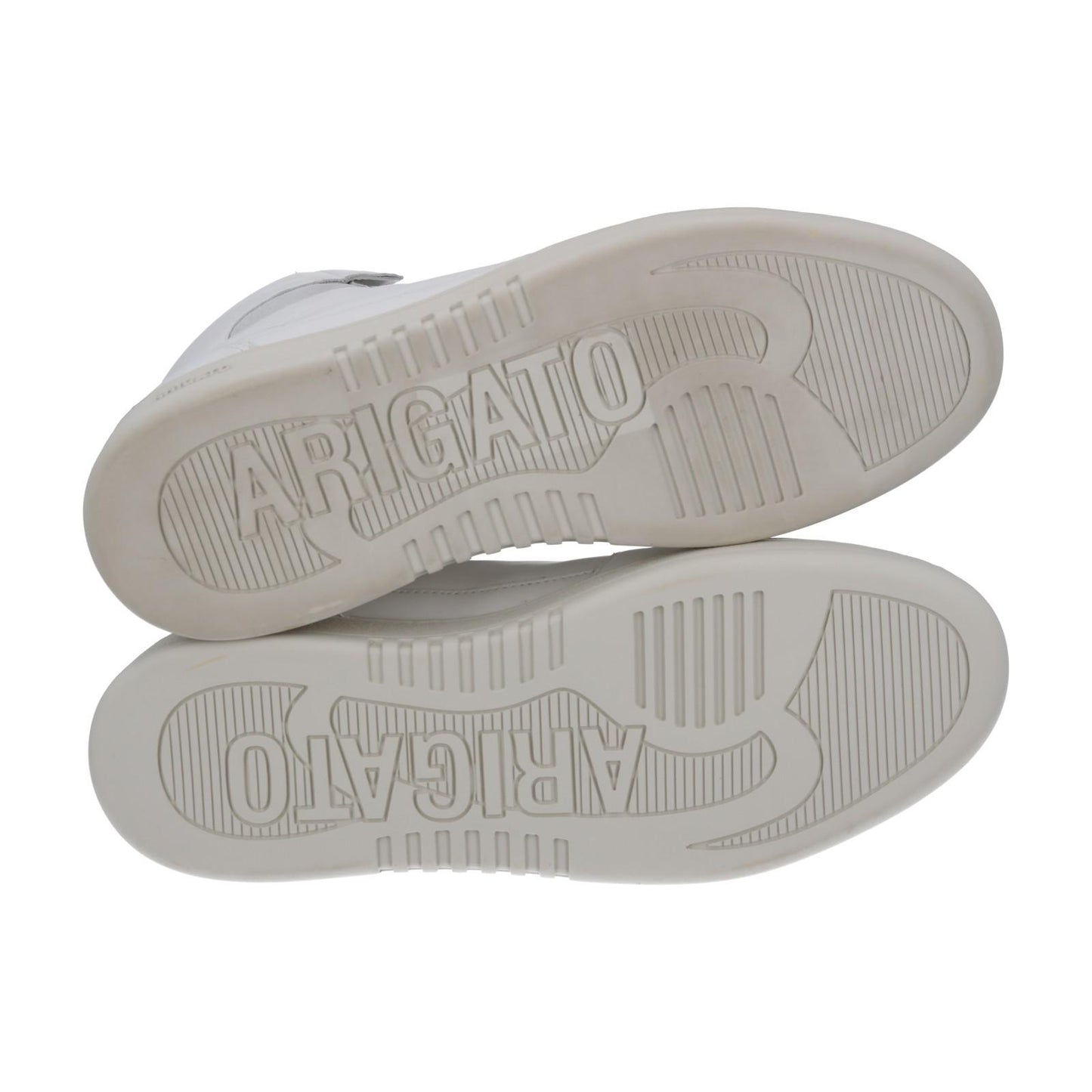 AXEL ARIGATO Men's White Leather & Suede Dice Hi Top Trainers UK9 RRP250 NEW