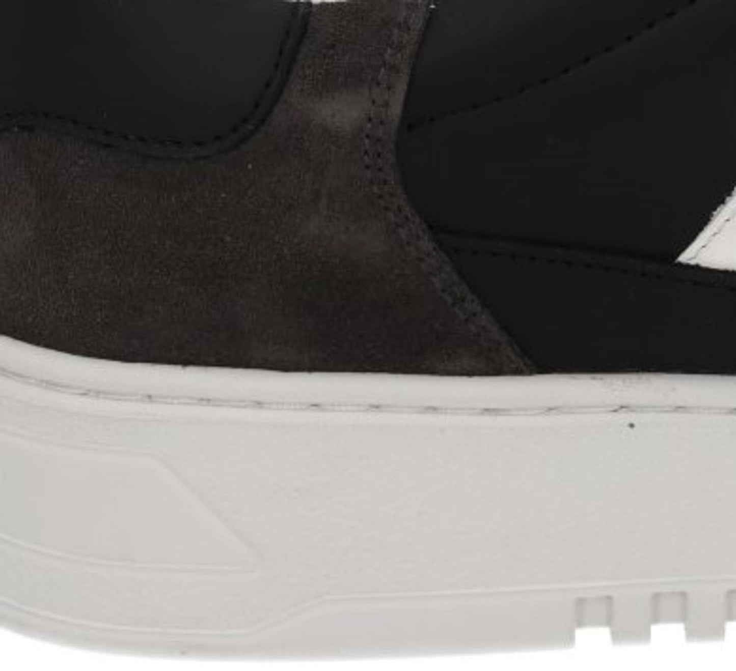 AXEL ARIGATO Men's Black & White Leather Lace-Up Orbit Trainers UK10 RRP230 NEW