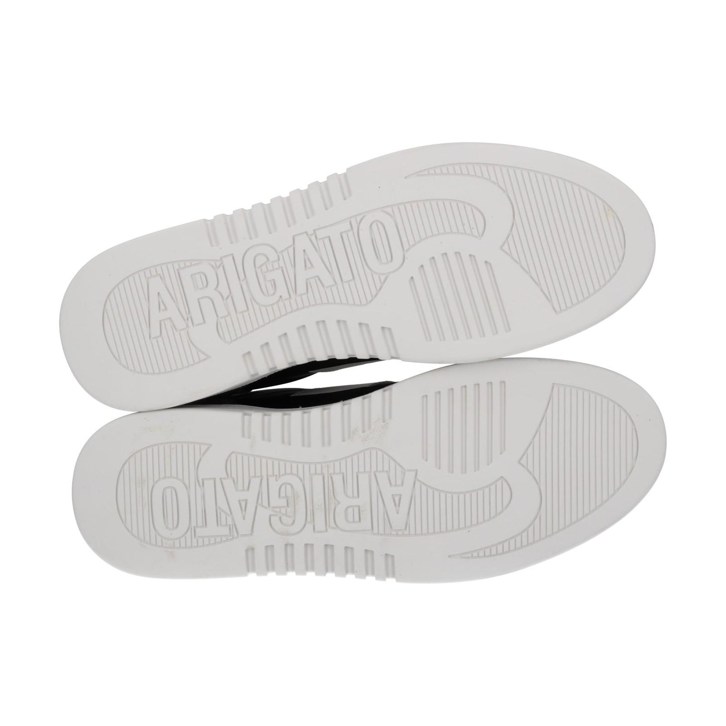 AXEL ARIGATO Men's Black & White Leather Lace-Up Orbit Trainers UK10 RRP230 NEW