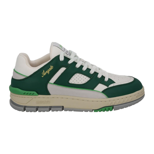 AXEL ARIGATO Men's Green & White Combo Area Low Trainers Size UK8 RRP265 NEW