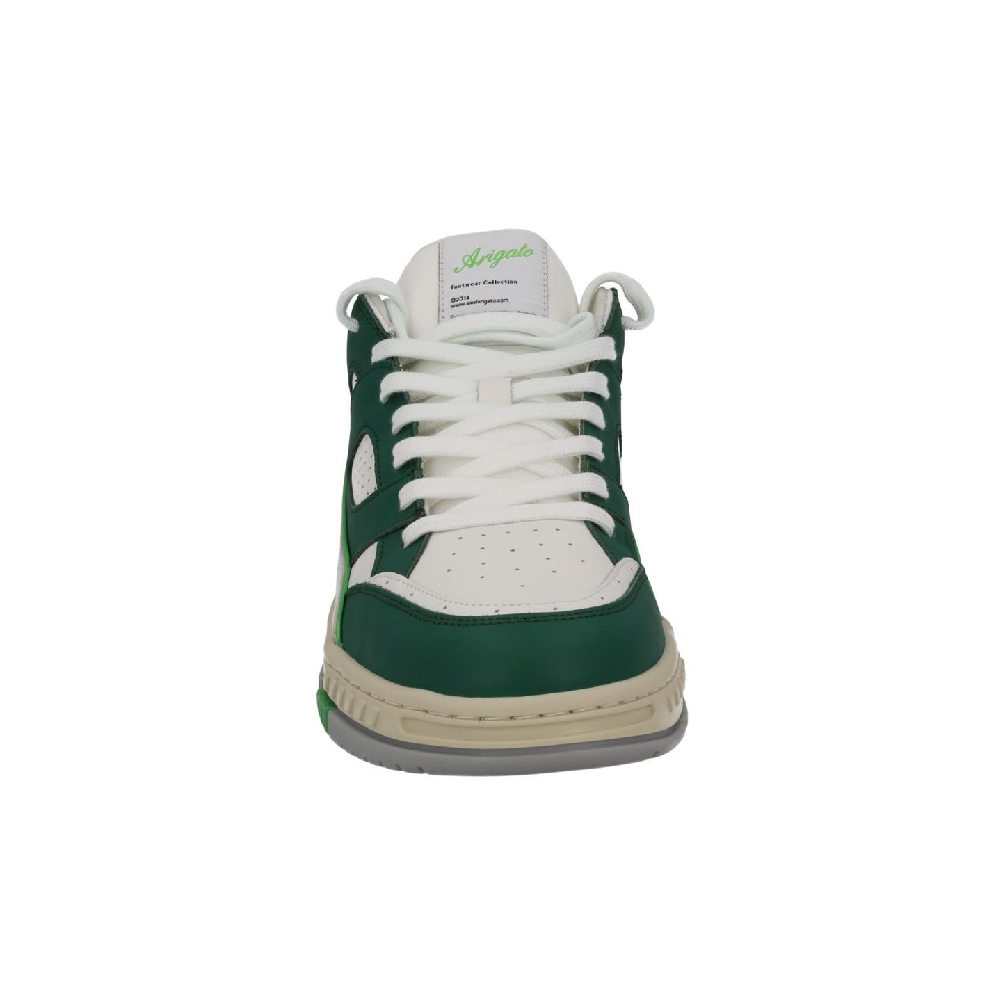 AXEL ARIGATO Men's Green & White Combo Area Low Trainers Size UK8 RRP265 NEW