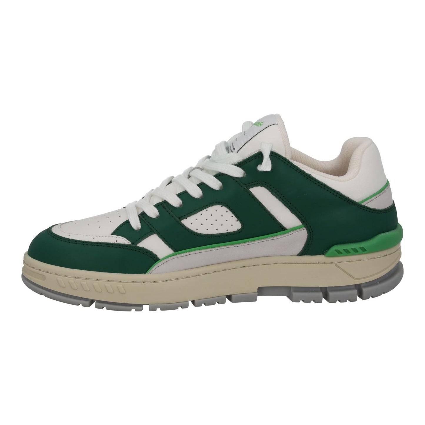 AXEL ARIGATO Men's Green & White Combo Area Low Trainers Size UK8 RRP265 NEW