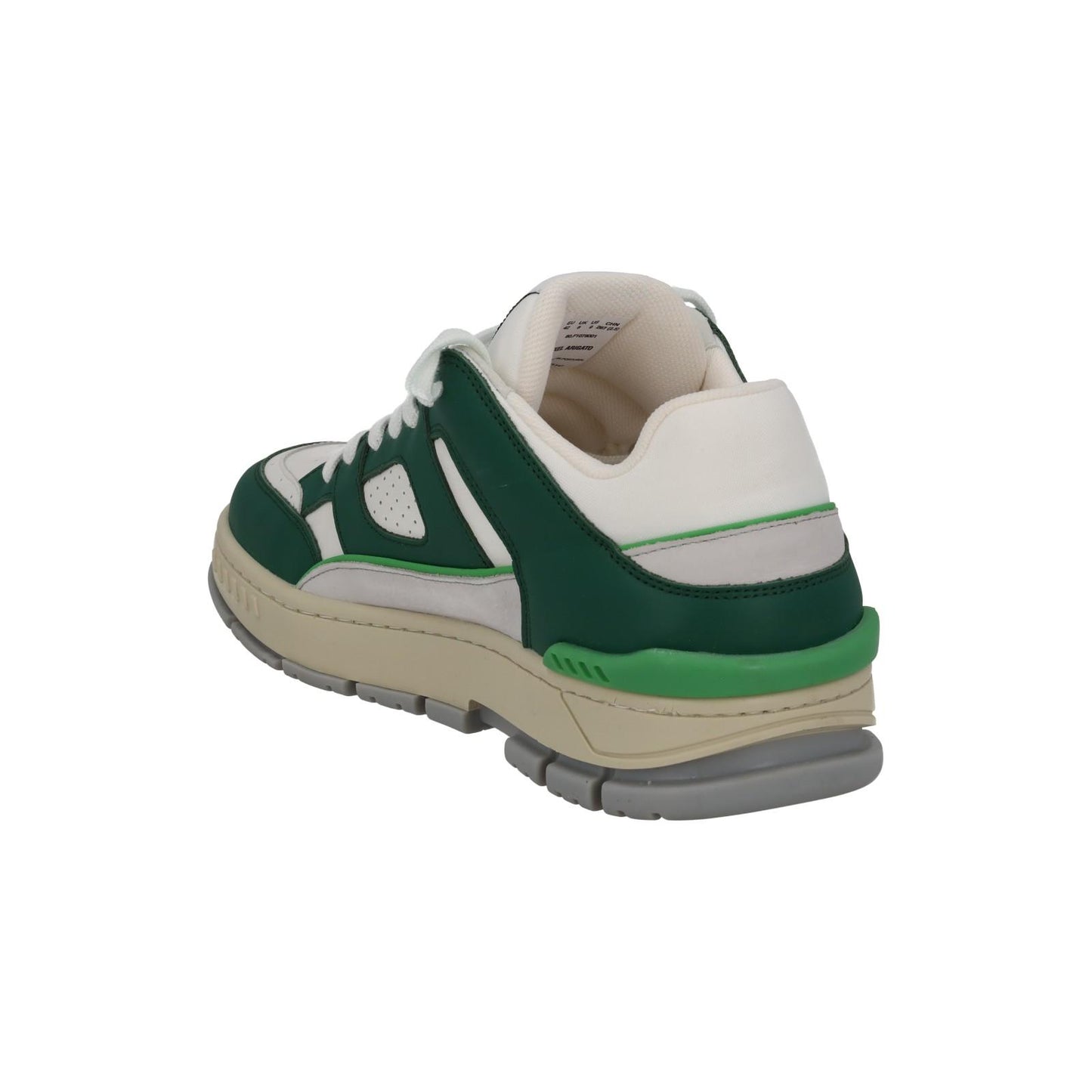 AXEL ARIGATO Men's Green & White Combo Area Low Trainers Size UK8 RRP265 NEW