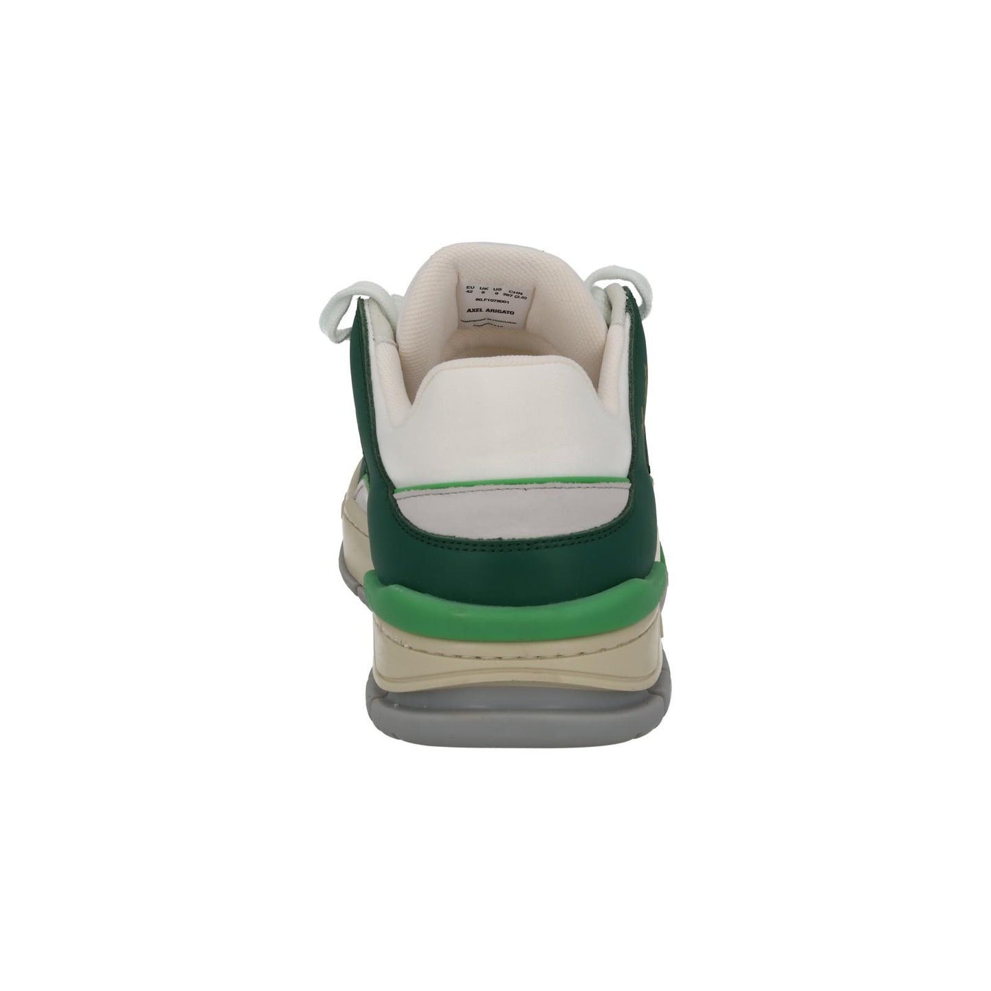 AXEL ARIGATO Men's Green & White Combo Area Low Trainers Size UK8 RRP265 NEW
