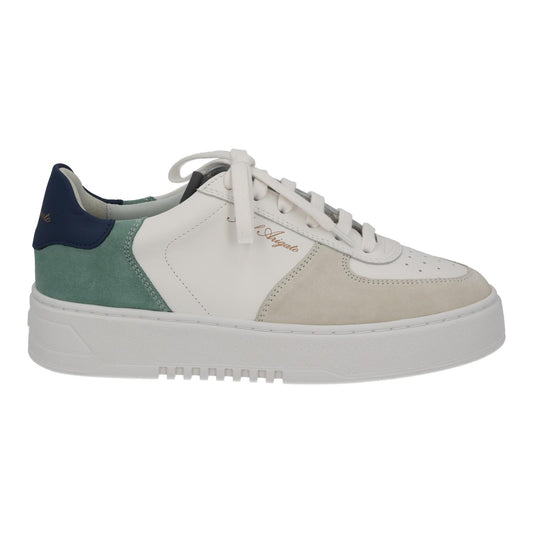 AXEL ARIGATO Orbit Sneaker White Cream Blue Suede Trainer EU39 UK6 NEW RRP230