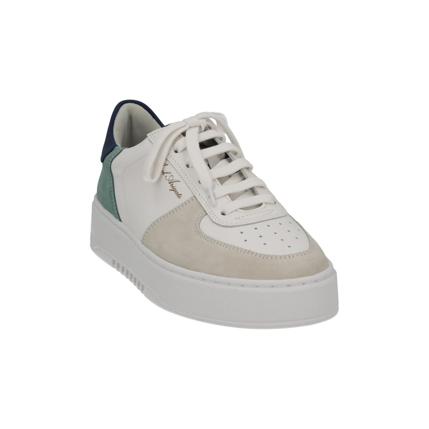 AXEL ARIGATO Orbit Sneaker White Cream Blue Suede Trainer EU39 UK6 NEW RRP230