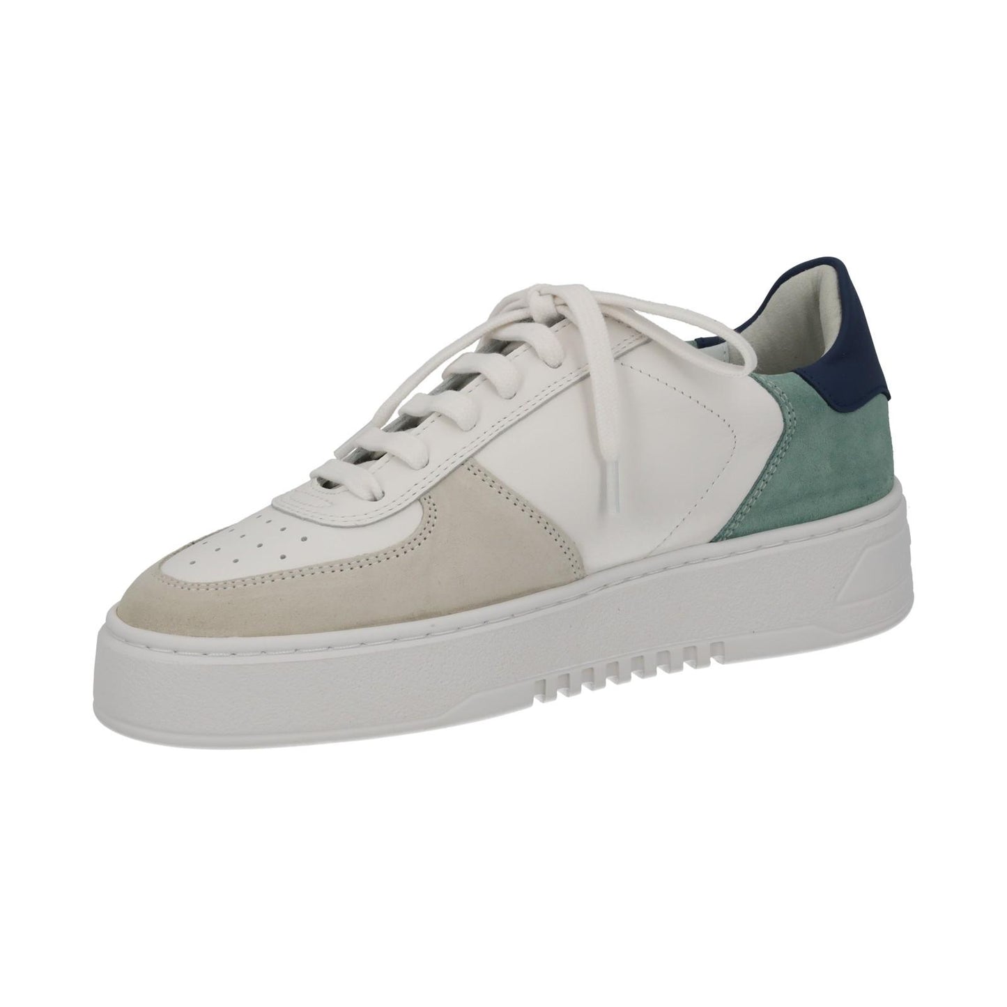 AXEL ARIGATO Orbit Sneaker White Cream Blue Suede Trainer EU39 UK6 NEW RRP230