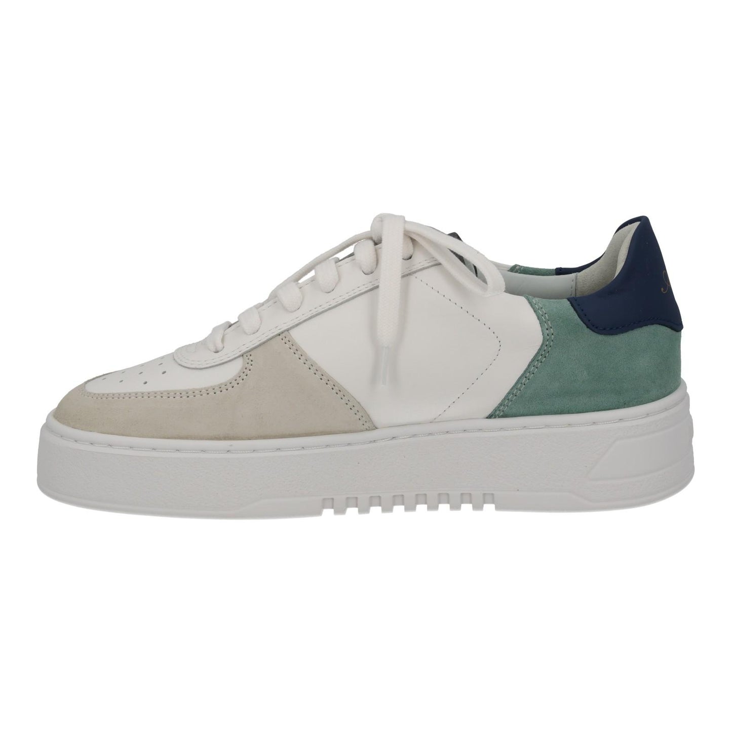 AXEL ARIGATO Orbit Sneaker White Cream Blue Suede Trainer EU39 UK6 NEW RRP230