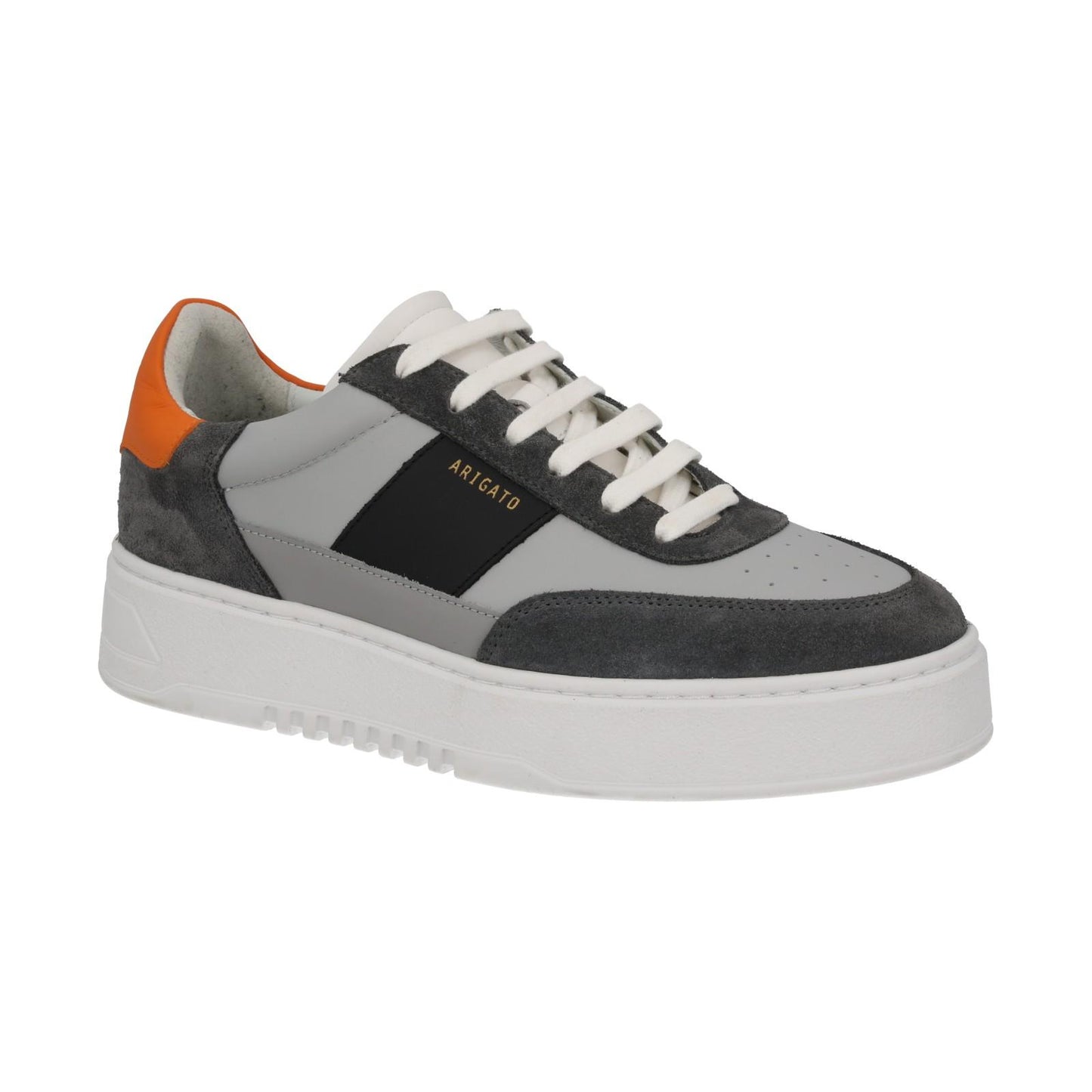 AXEL ARIGATO Orbit Sneaker Low Top Lace Up Grey Leather Suede UK6 NEW RRP230
