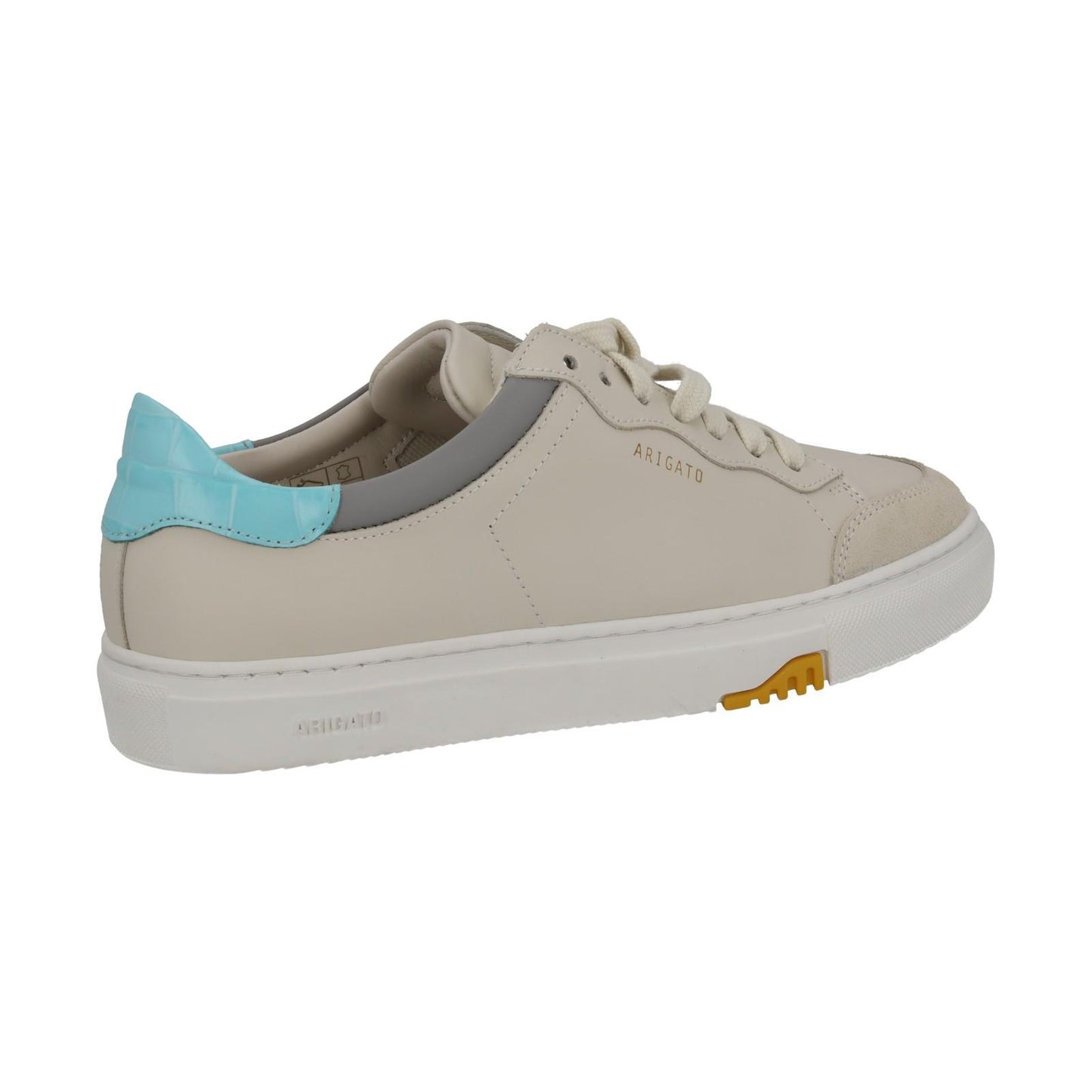 AXEL ARIGATO Trainers Low Top Lace Up Beige Leather Suede EU38 UK5 NEW RRP220