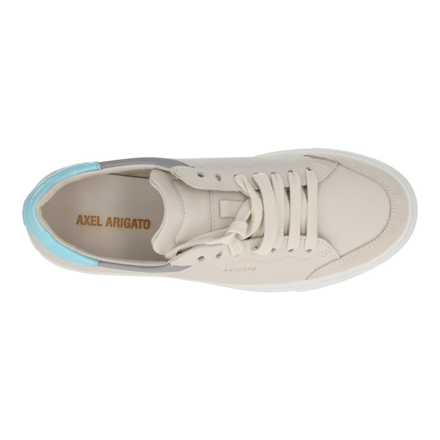 AXEL ARIGATO Trainers Low Top Lace Up Beige Leather Suede EU38 UK5 NEW RRP220