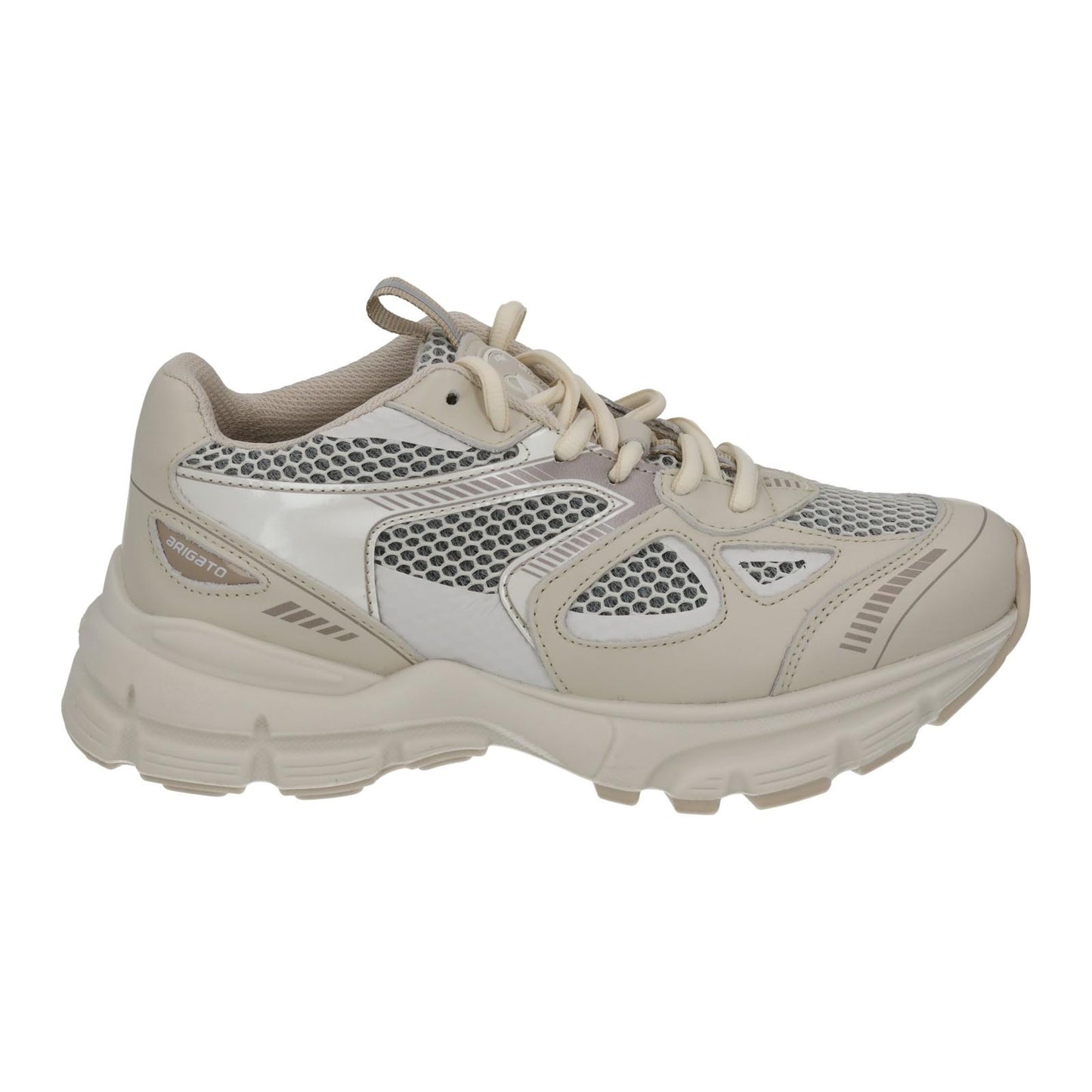 AXEL ARIGATO Marathon Runner Trainers Mesh Leather Beige White UK3.5 NEW RRP300