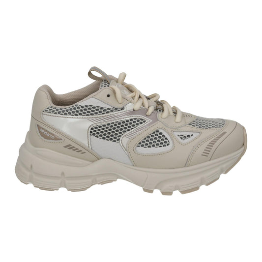 AXEL ARIGATO Marathon Runner Trainers Mesh Leather Beige White UK3.5 NEW RRP300