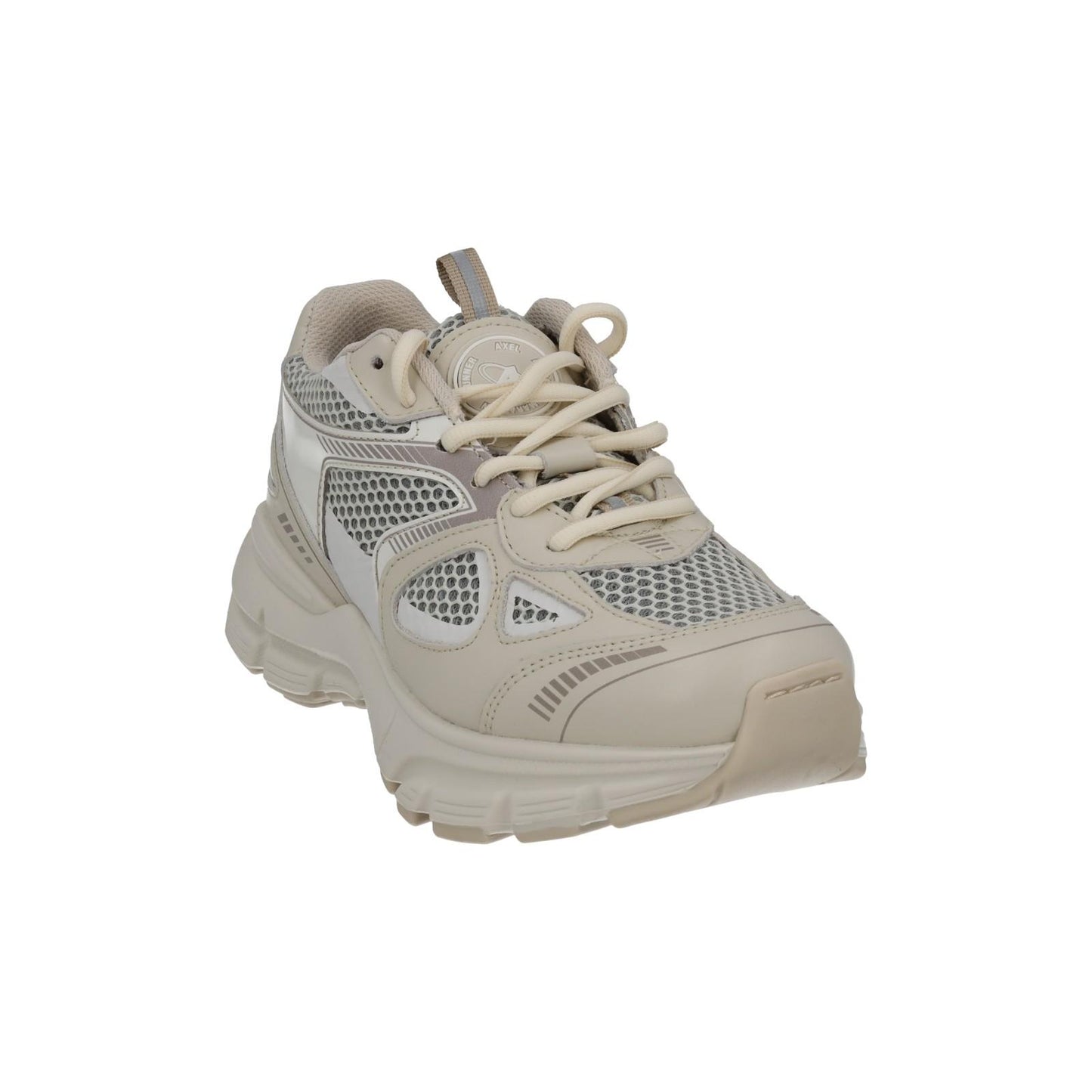 AXEL ARIGATO Marathon Runner Trainers Mesh Leather Beige White UK3.5 NEW RRP300