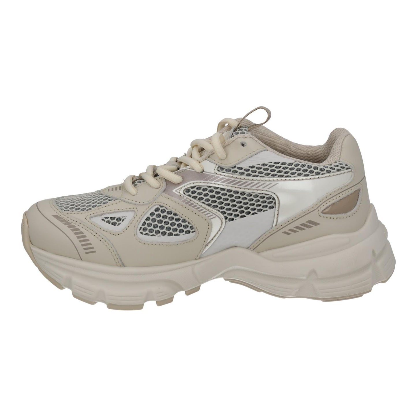 AXEL ARIGATO Marathon Runner Trainers Mesh Leather Beige White UK3.5 NEW RRP300