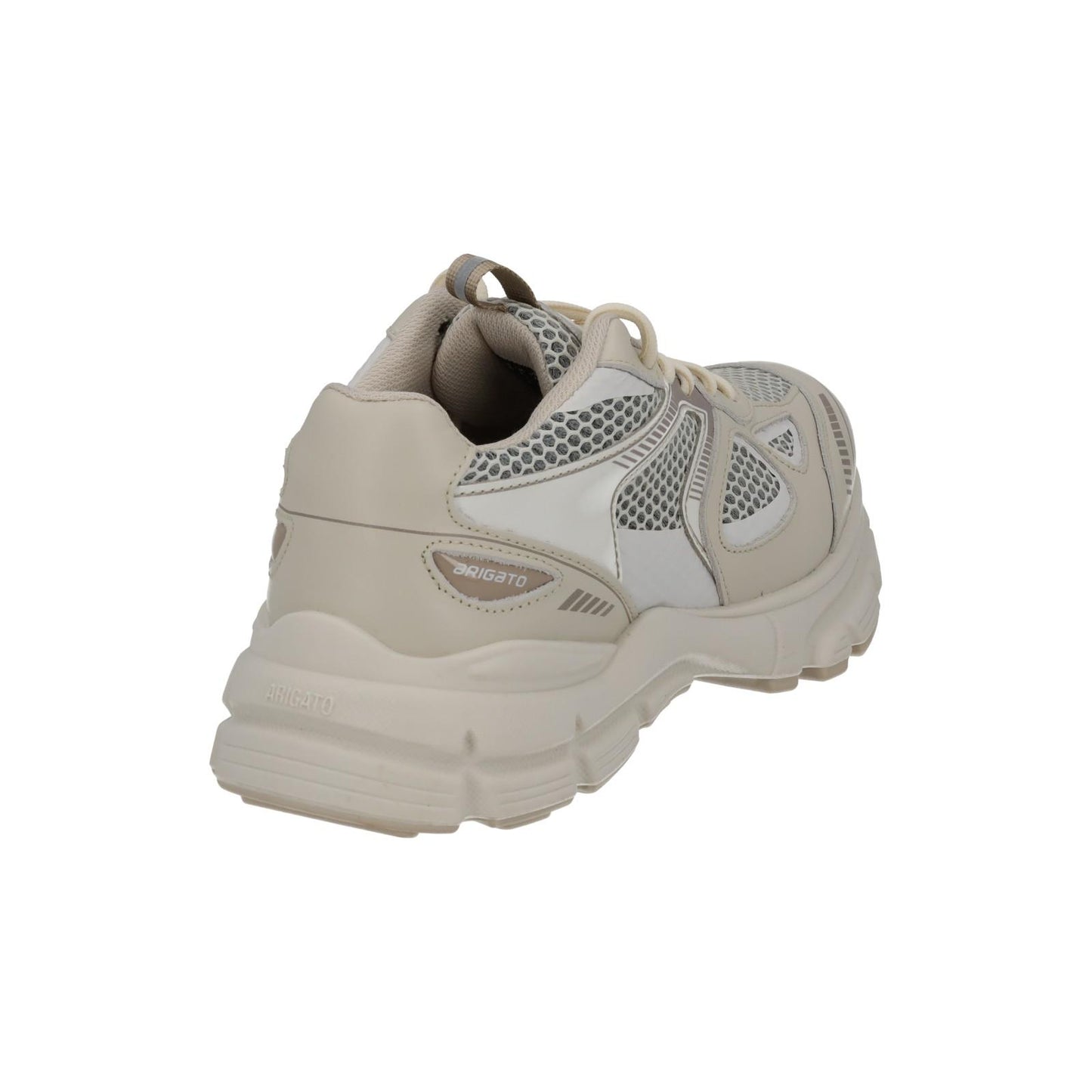 AXEL ARIGATO Marathon Runner Trainers Mesh Leather Beige White UK3.5 NEW RRP300