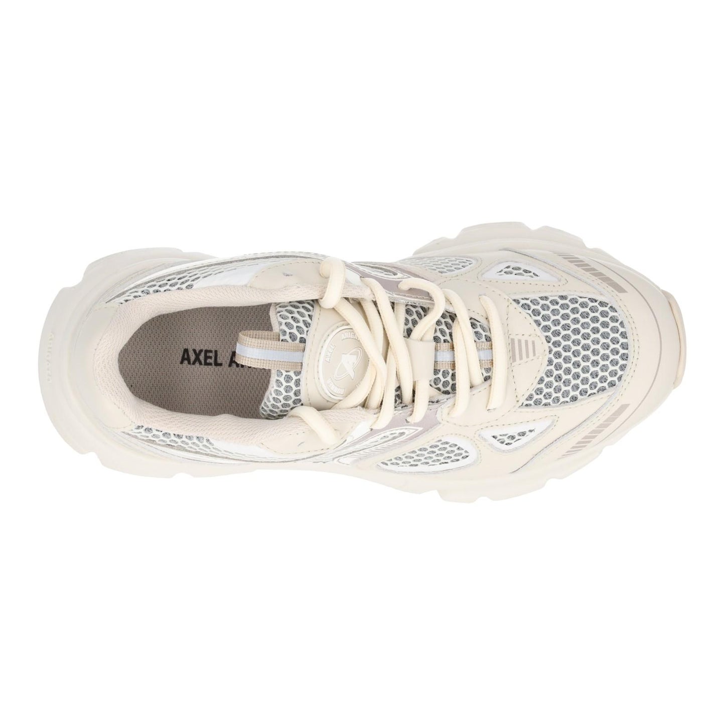 AXEL ARIGATO Marathon Runner Trainers Mesh Leather Beige White UK3.5 NEW RRP300
