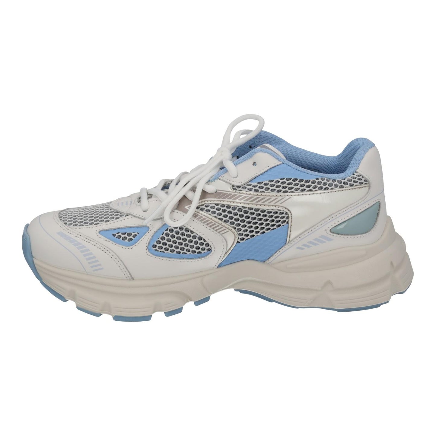 AXEL ARIGATO Marathon Runner Trainers Mesh Leather White Blue UK6.5 NEW RRP300