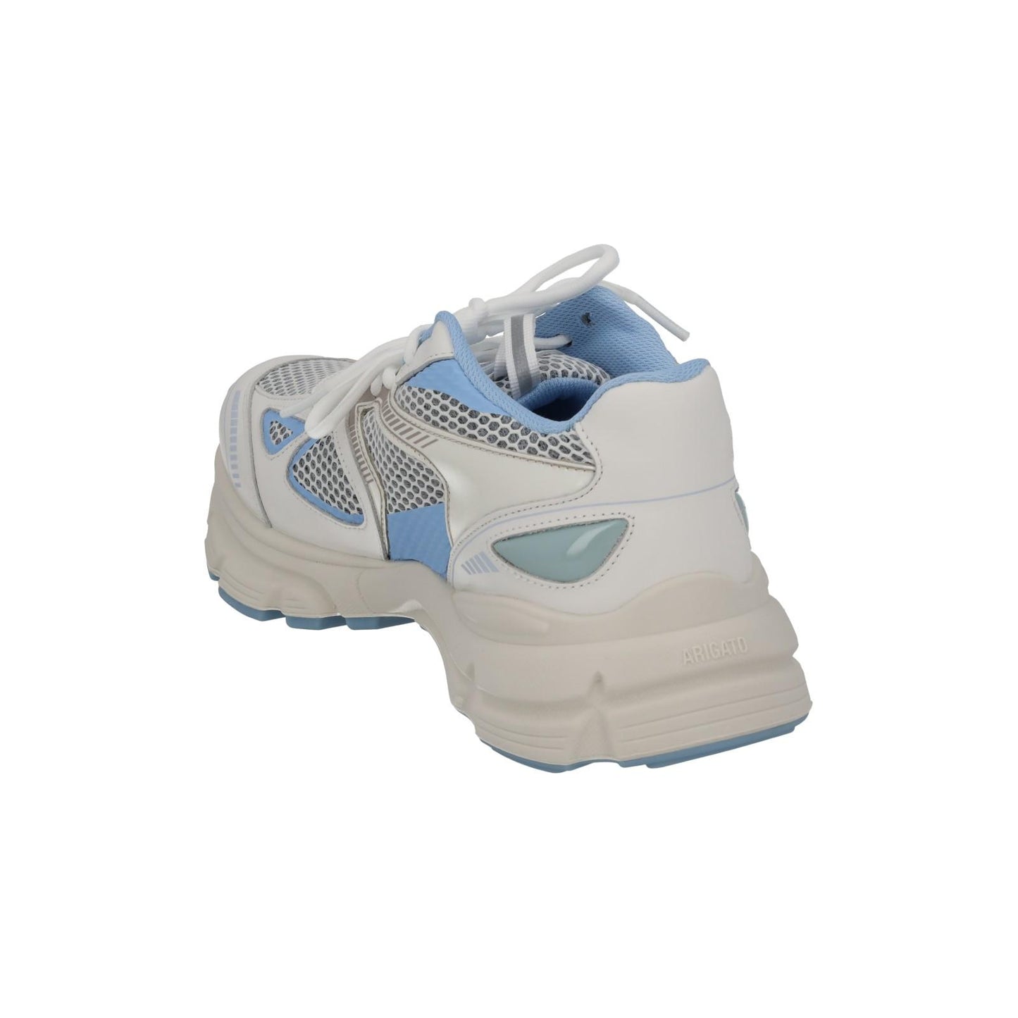 AXEL ARIGATO Marathon Runner Trainers Mesh Leather White Blue UK6.5 NEW RRP300