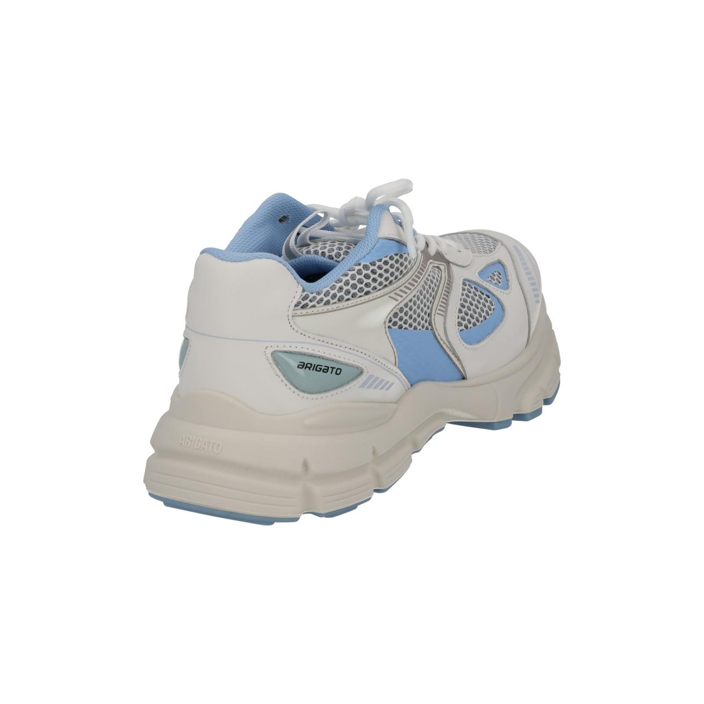 AXEL ARIGATO Marathon Runner Trainers Mesh Leather White Blue UK6.5 NEW RRP300