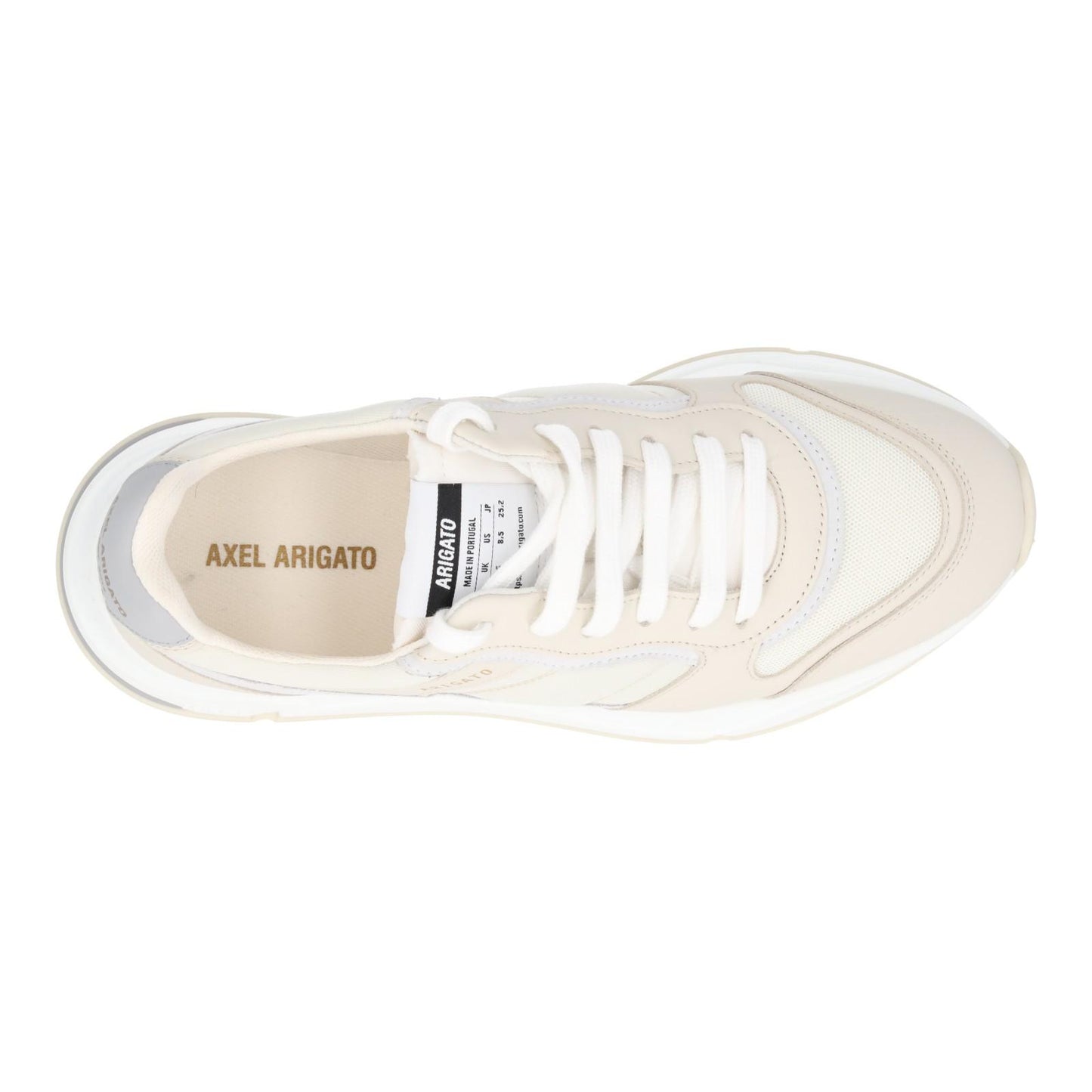 AXEL ARIGATO Rush Sneaker Low Lace Mesh Leather Beige EU39 UK6 NEW RRP225