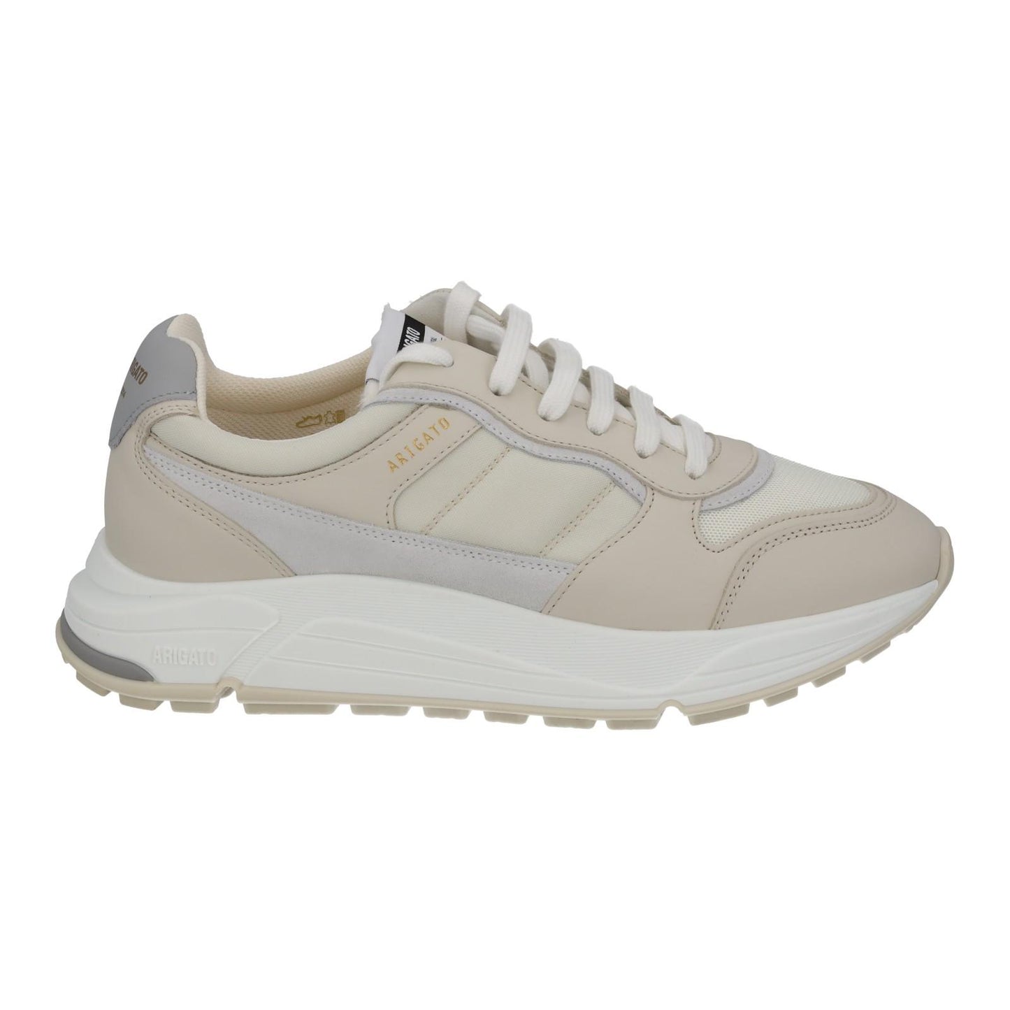 AXEL ARIGATO Trainer Rush Sneaker Low Mesh Leather Beige EU40 UK6.5 NEW RRP225