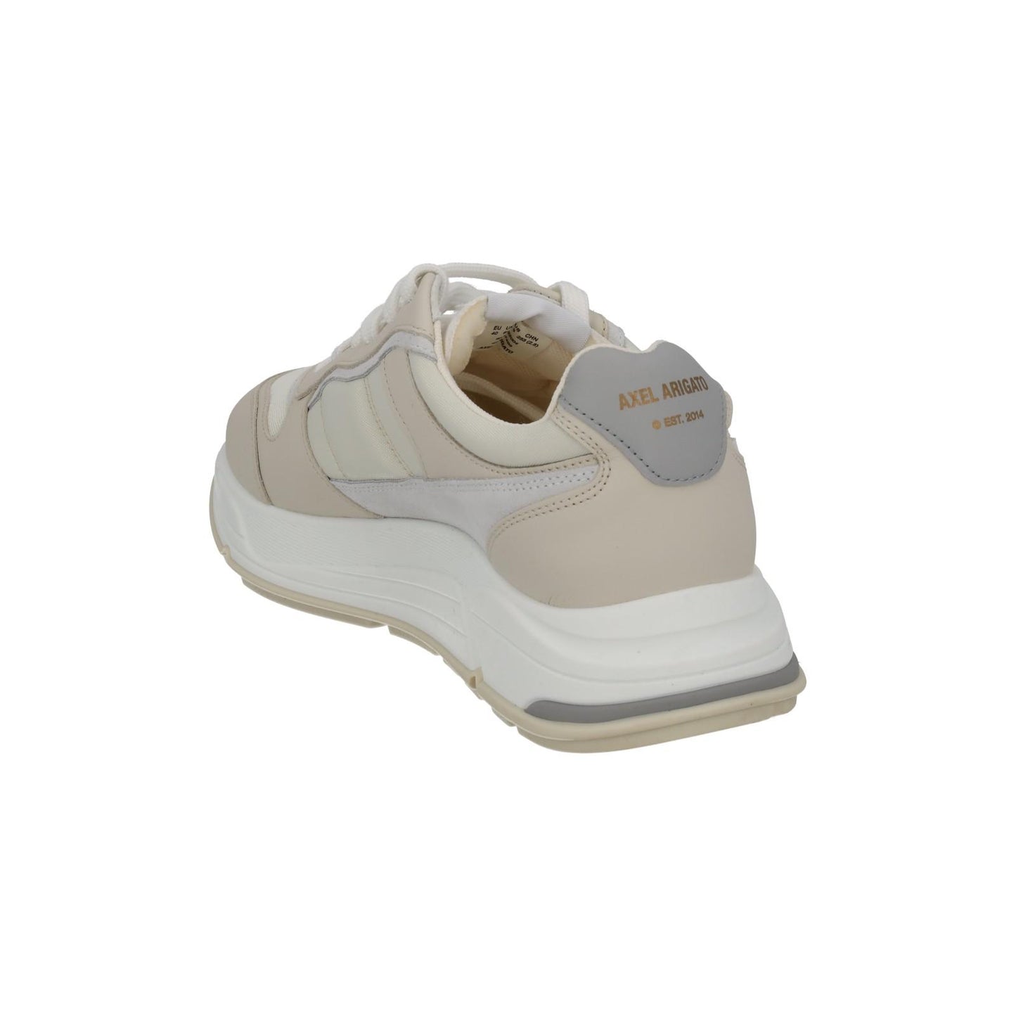 AXEL ARIGATO Trainer Rush Sneaker Low Mesh Leather Beige EU40 UK6.5 NEW RRP225