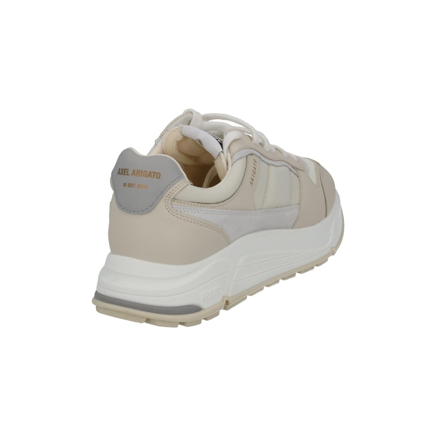 AXEL ARIGATO Trainer Rush Sneaker Low Mesh Leather Beige EU40 UK6.5 NEW RRP225