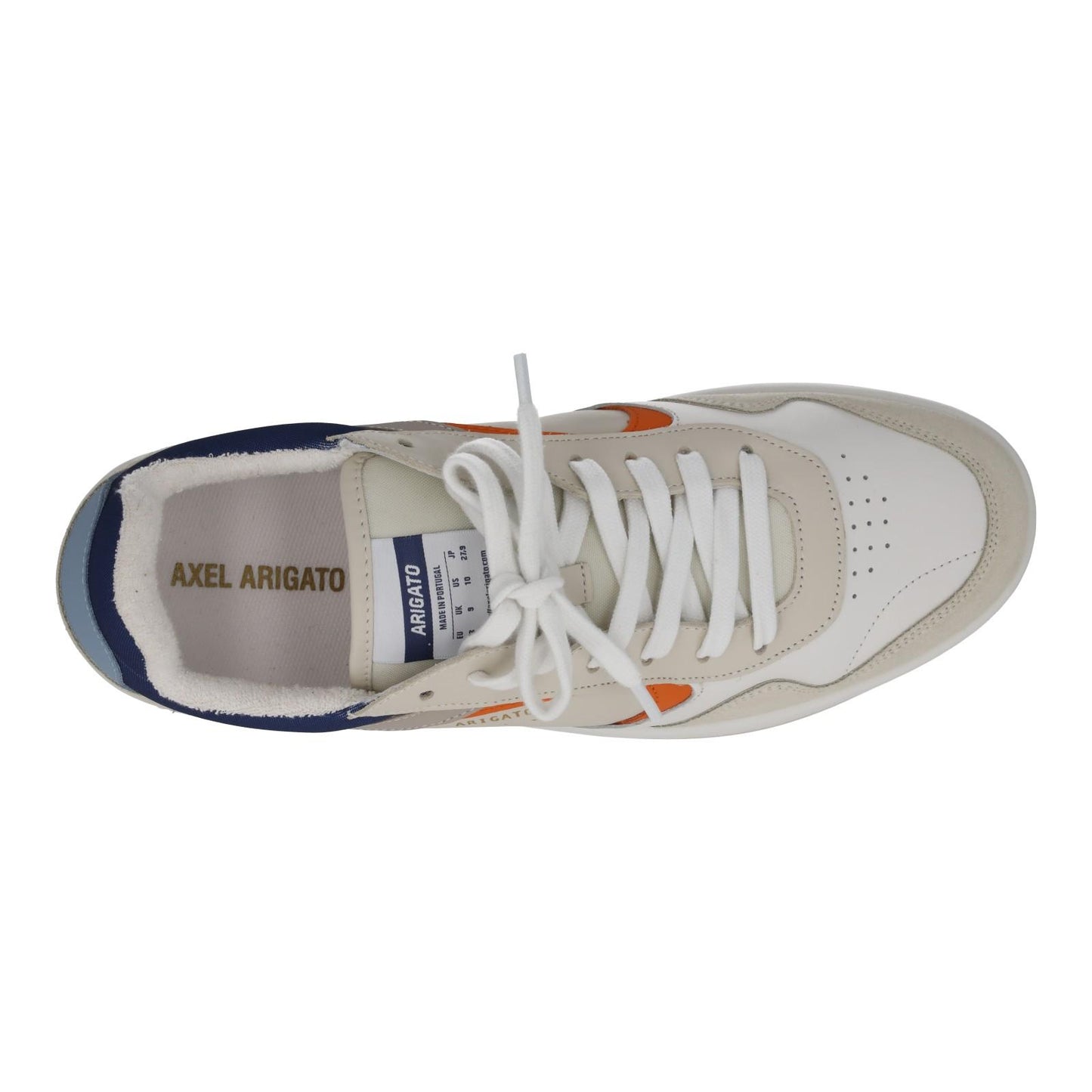 AXEL ARIGATO Trainer Arlo Sneaker Low Top Beige Leather Suede UK9 NEW RRP235