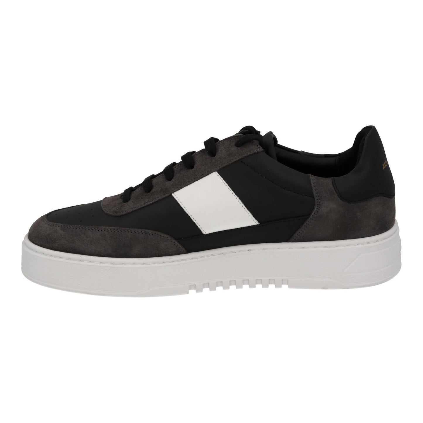 AXEL ARIGATO Orbit Trainer Low Top Sneaker Black White Leather UK11 NEW RRP230