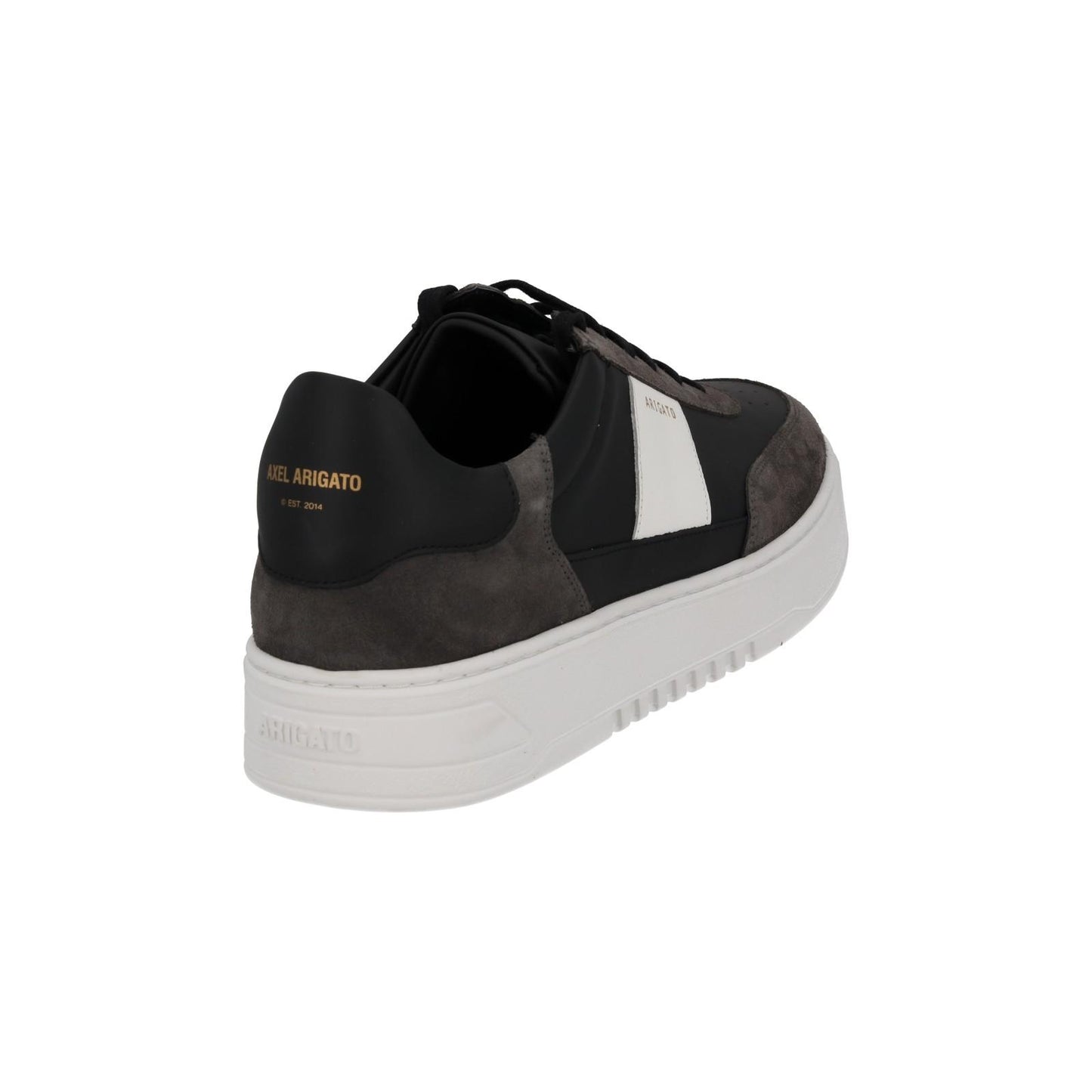 AXEL ARIGATO Orbit Trainer Low Top Sneaker Black White Leather UK11 NEW RRP230