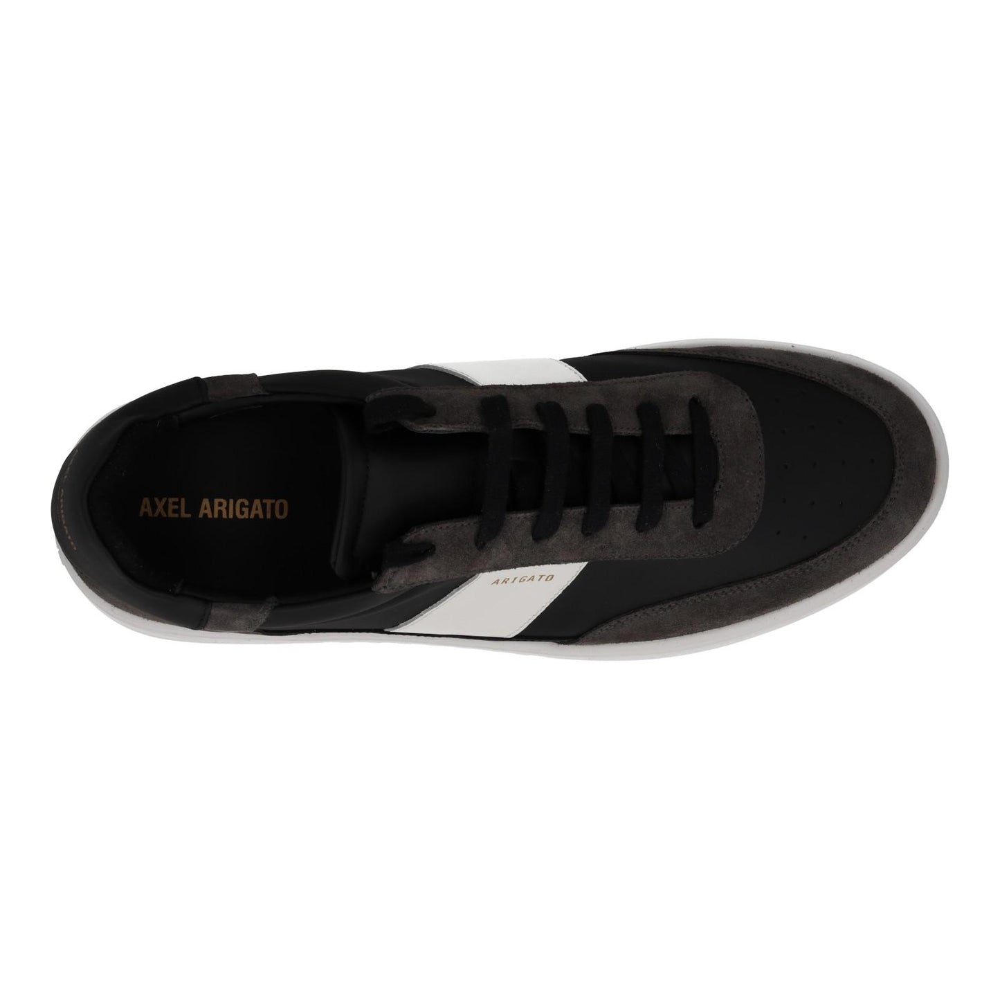 AXEL ARIGATO Orbit Trainer Low Top Sneaker Black White Leather UK11 NEW RRP230