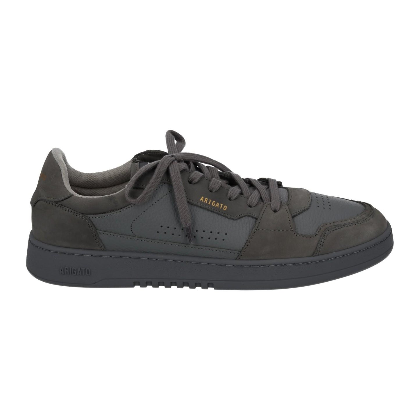 AXEL ARIGATO Trainers Dice Mono Sneaker Grey Leather Suede UK11 NEW RRP215