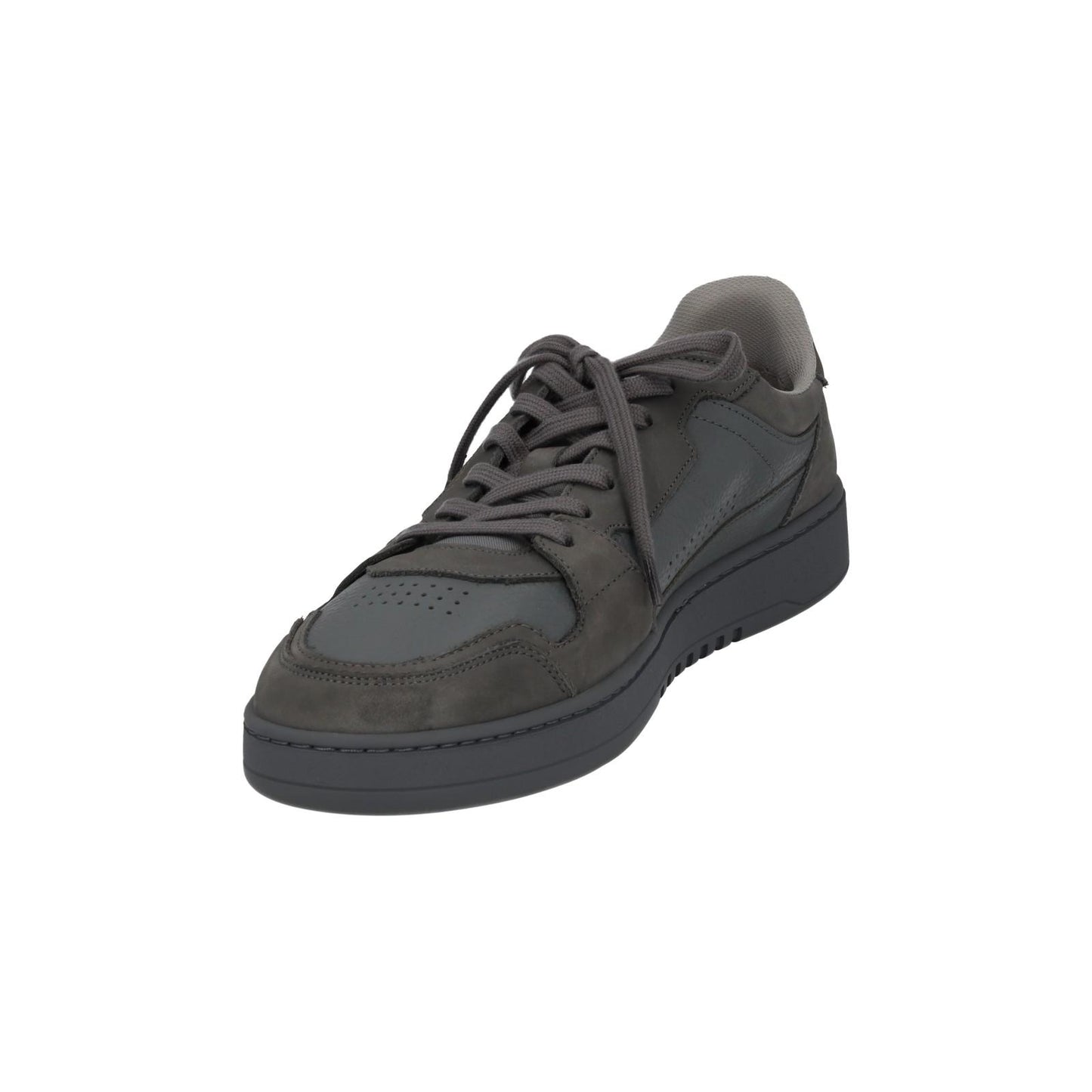 AXEL ARIGATO Trainers Dice Mono Sneaker Grey Leather Suede UK11 NEW RRP215
