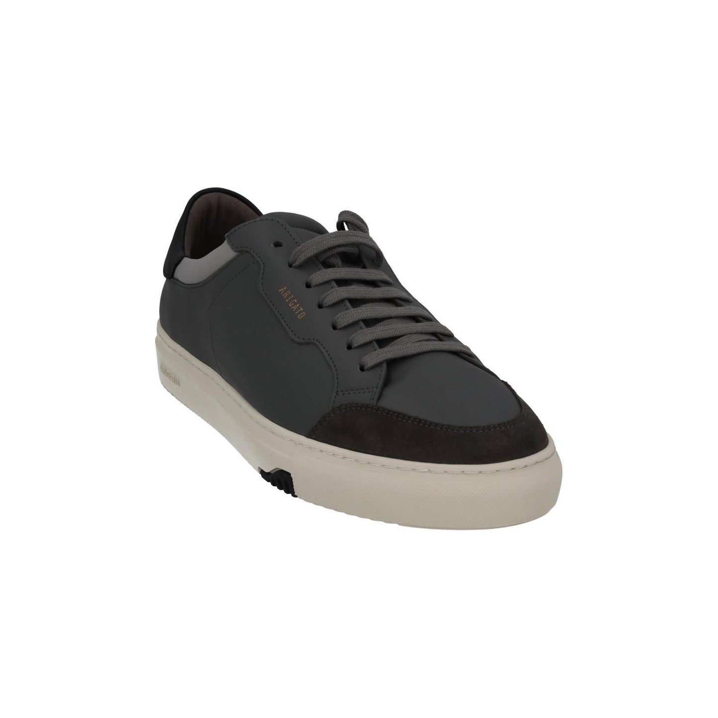 AXEL ARIGATO Trainers Clean 180 Sneaker Low Top Grey Leather UK12 NEW RRP220