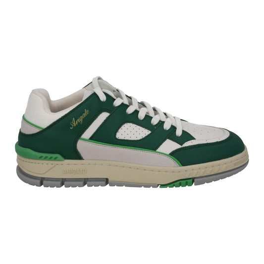 AXEL ARIGATO Trainer Area Low Lace Up Green White Leather UK10 NEW RRP265