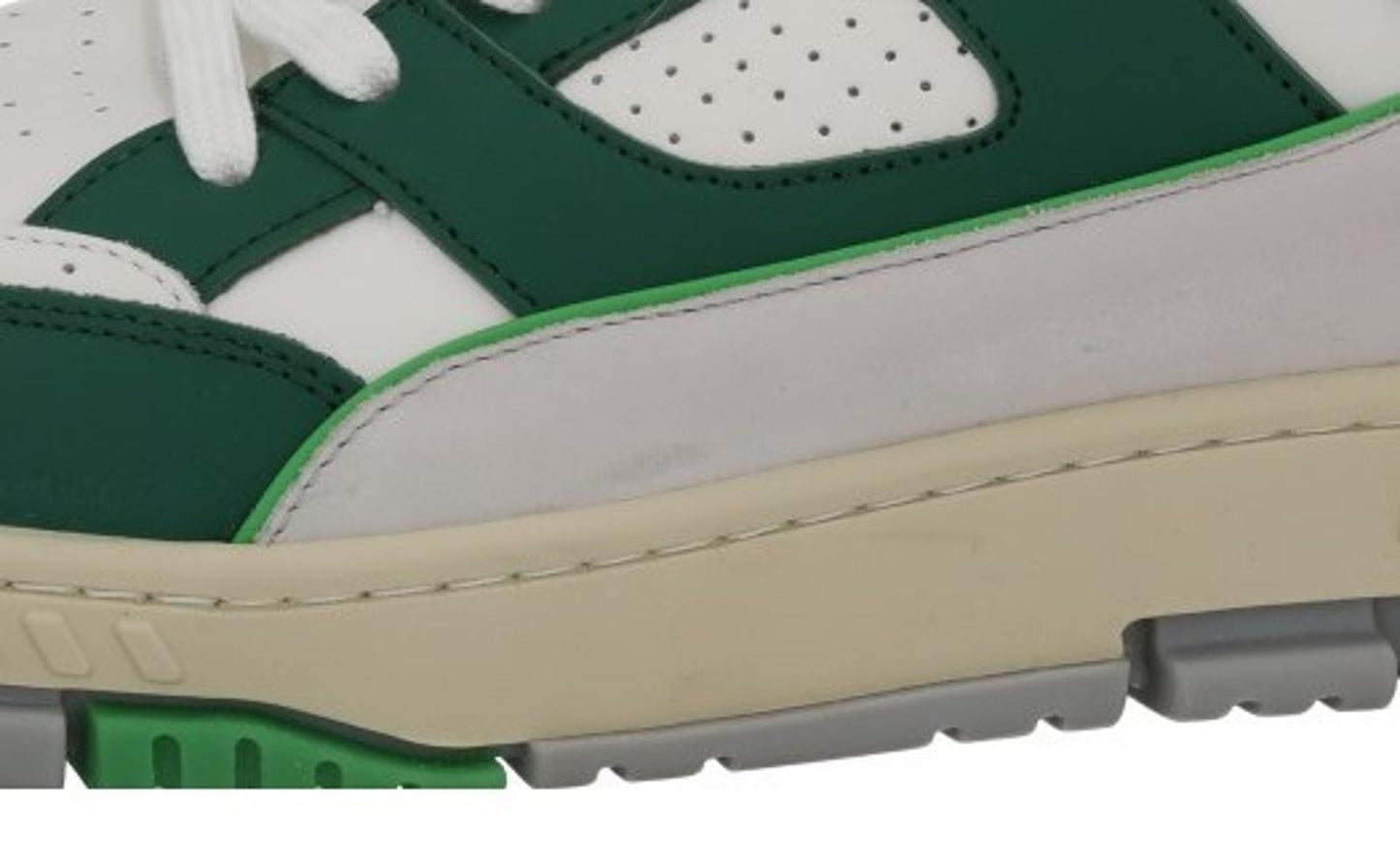 AXEL ARIGATO Trainer Area Low Lace Up Green White Leather UK10 NEW RRP265