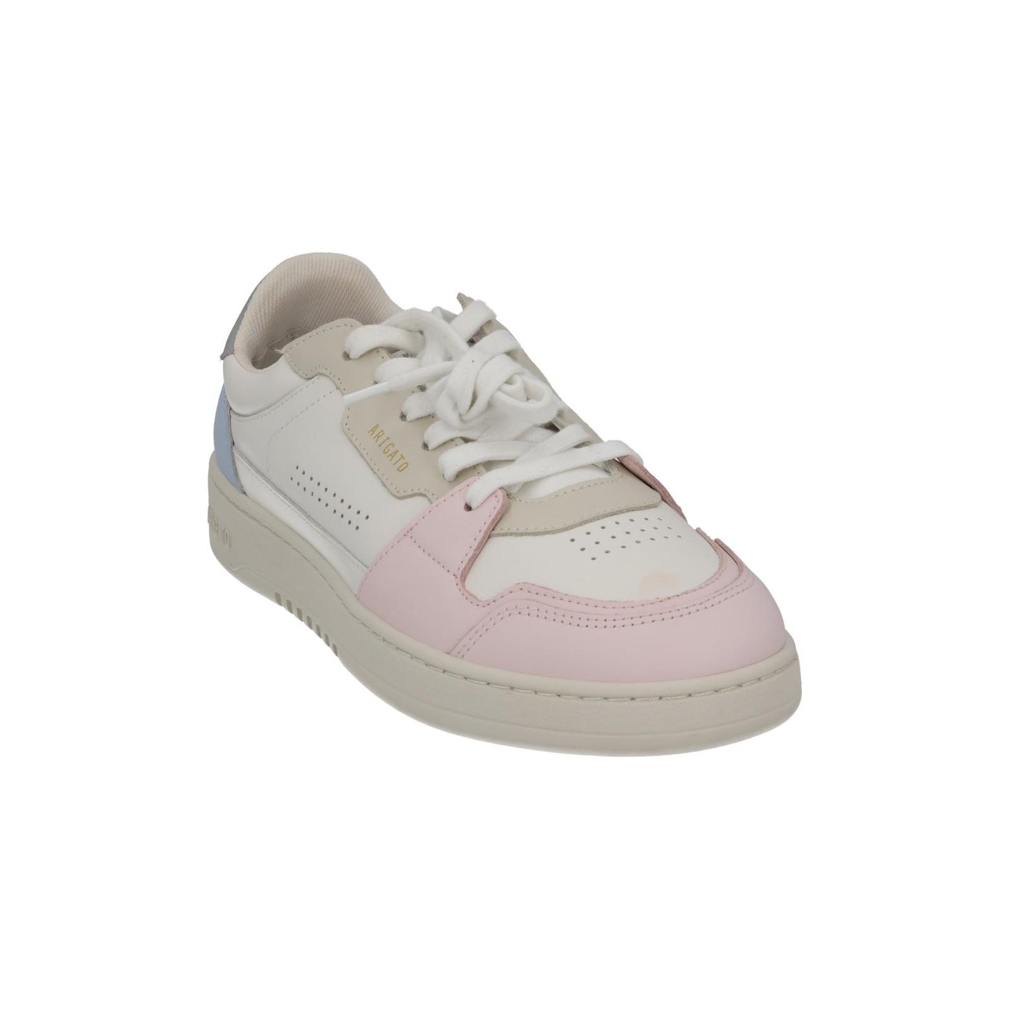 AXEL ARIGATO Trainers Dice Lo Sneaker White Pink Blue Leather UK7 NEW RRP215