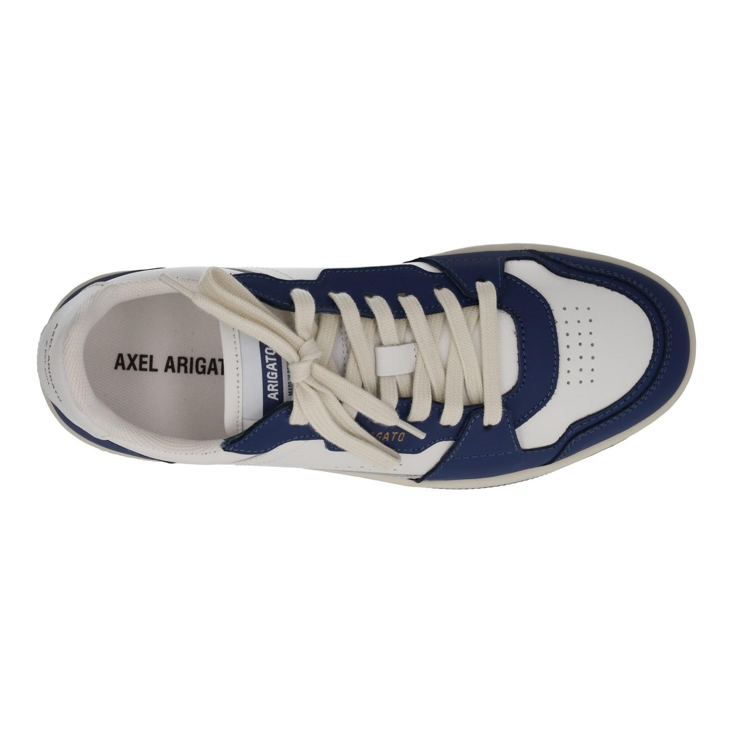 AXEL ARIGATO Trainers Dice Lo Sneaker Lace Up White Blue Leather UK6 NEW RRP215