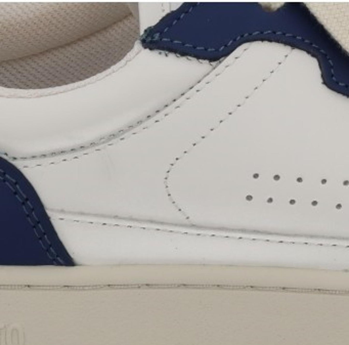 AXEL ARIGATO Trainers Dice Lo Sneaker Lace Up White Blue Leather UK6 NEW RRP215