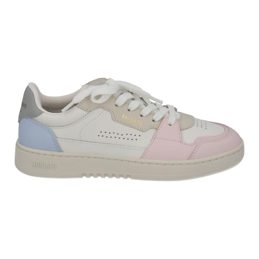 AXEL ARIGATO Trainers Dice Lo Lace White Pink Blue Leather UK4 NEW RRP215