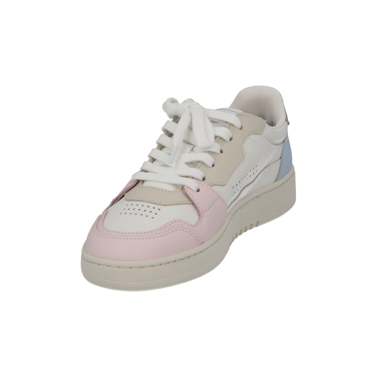AXEL ARIGATO Trainers Dice Lo Lace White Pink Blue Leather UK4 NEW RRP215