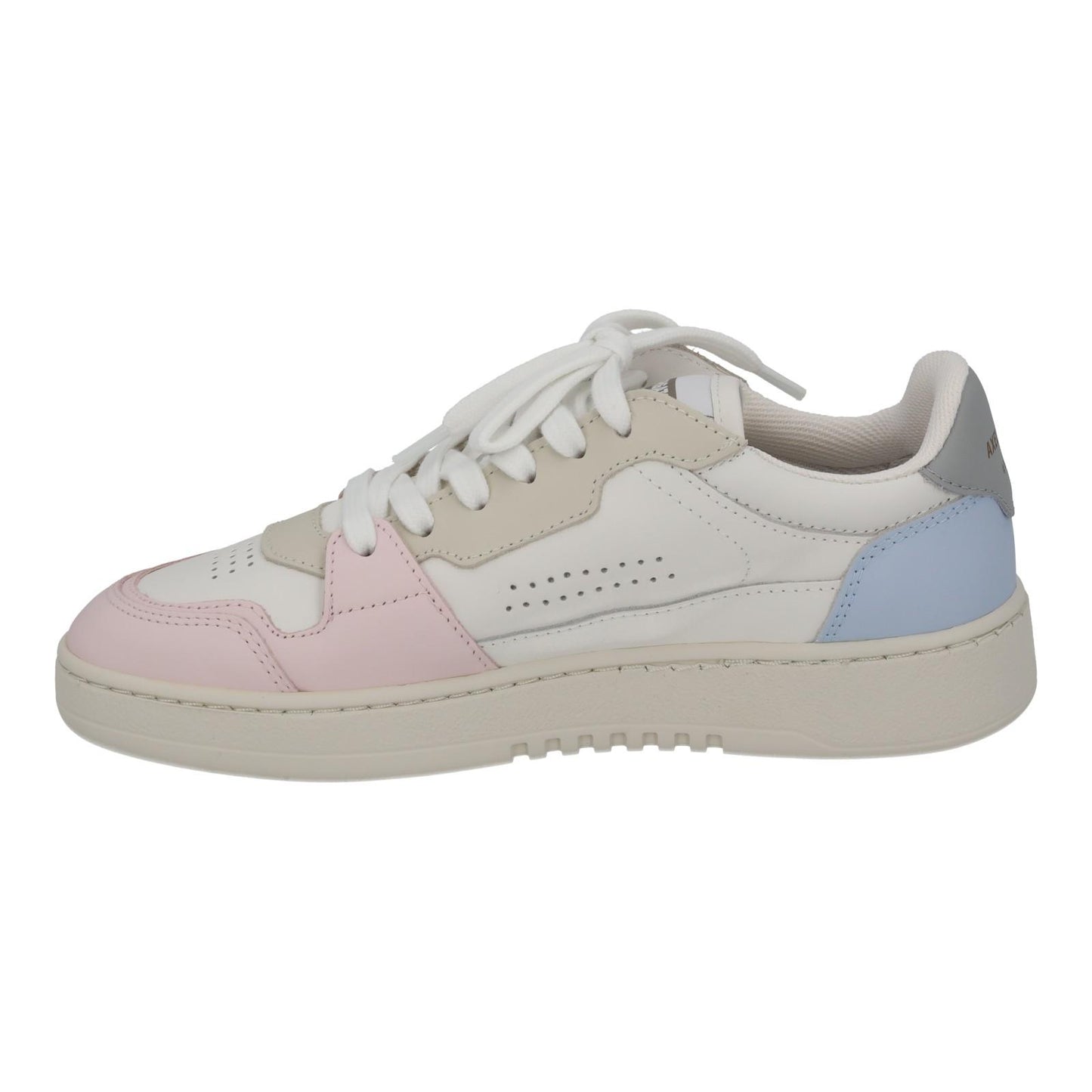 AXEL ARIGATO Trainers Dice Lo Lace White Pink Blue Leather UK4 NEW RRP215